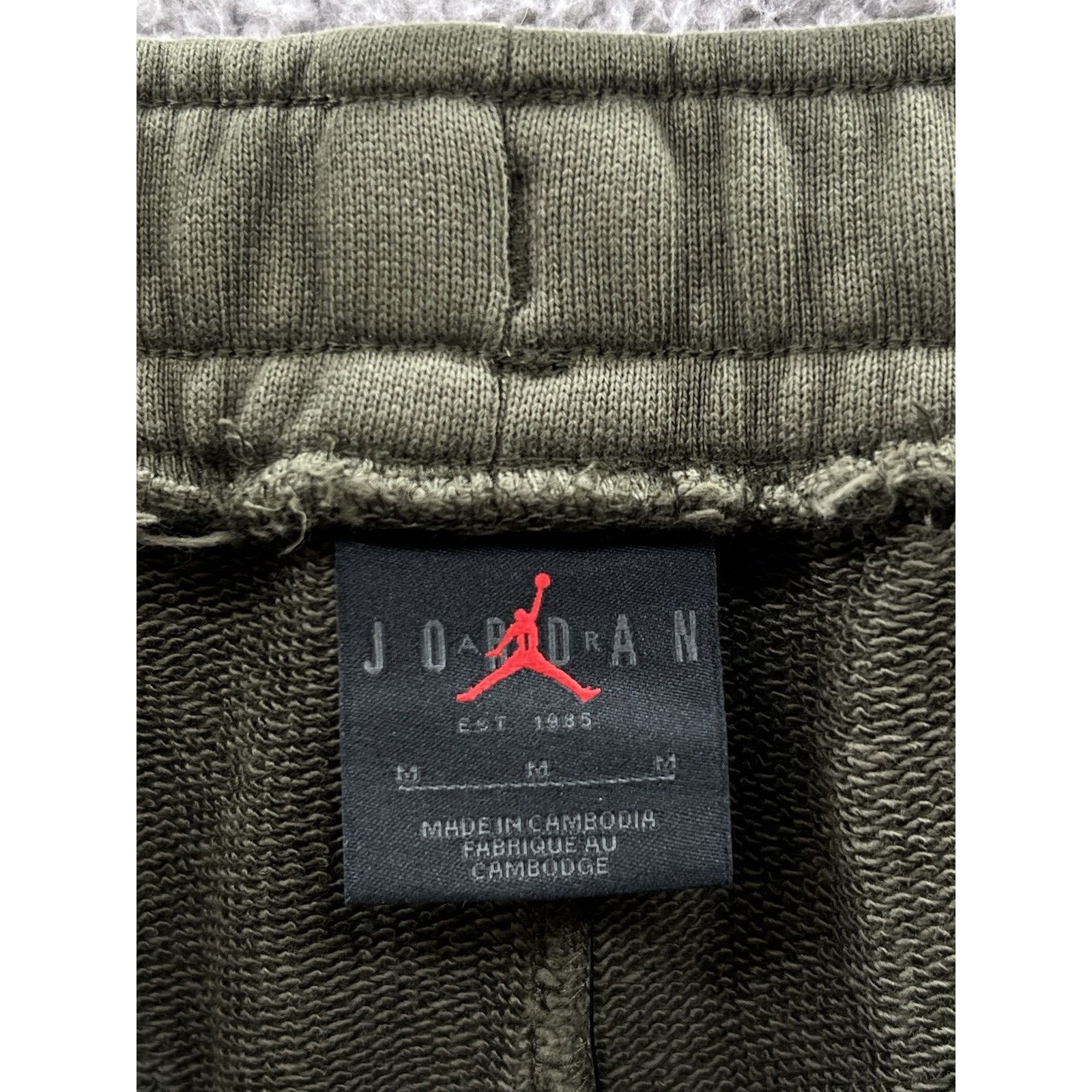 Jordan Brand Jordan Travis Scott Men's Fleece Pants Army Green DZ5508-325 Size US 34 / EU 50 - 3 Thumbnail