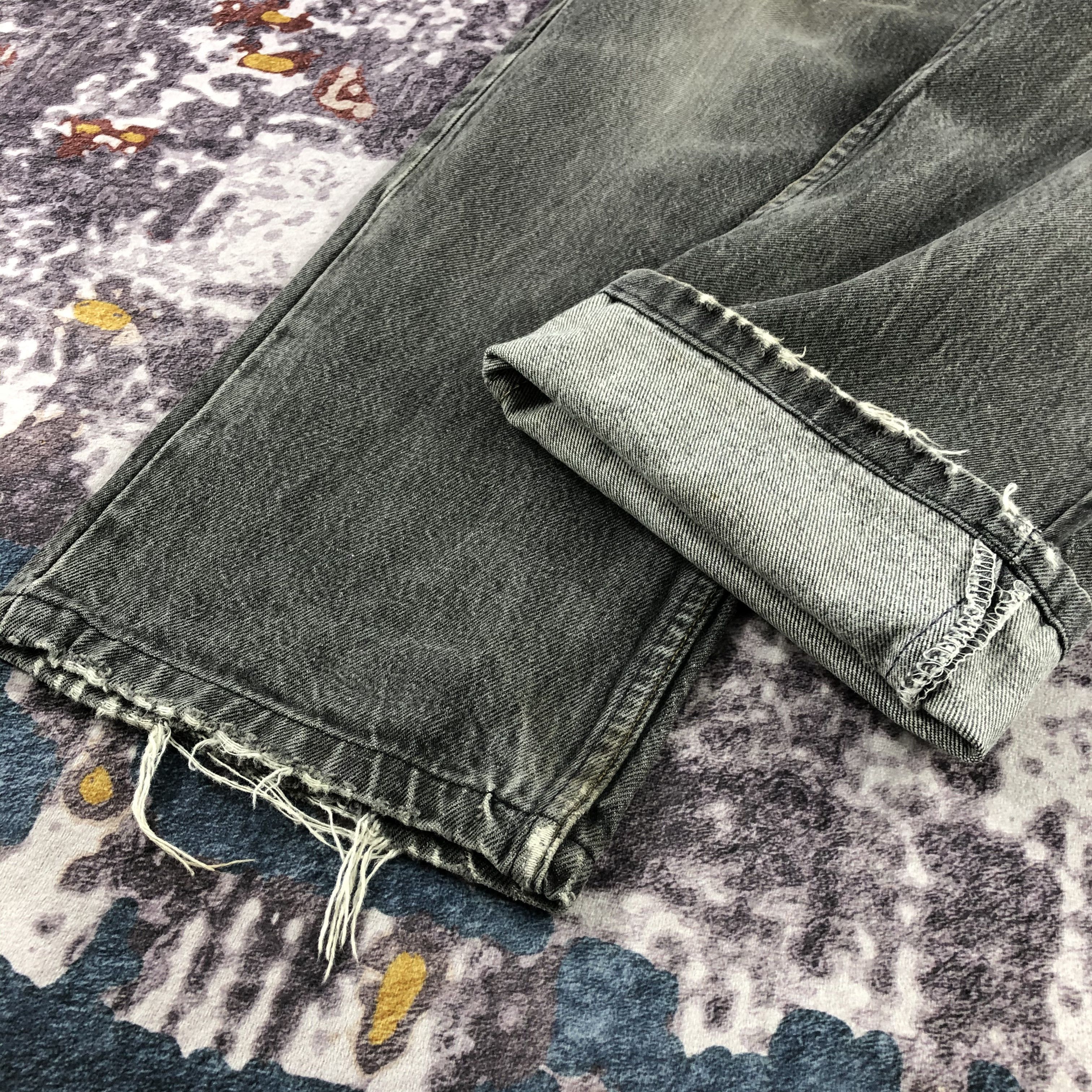 Levi's Vintage 90s Faded Black Levis 501 Jeans-JM2369 Size US 36 / EU 52 - 11 Thumbnail