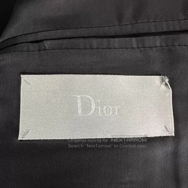 Dior Dior Striped Silver Thread Sleeve Label Suit Size US L / EU 52-54 / 3 - 5 Thumbnail