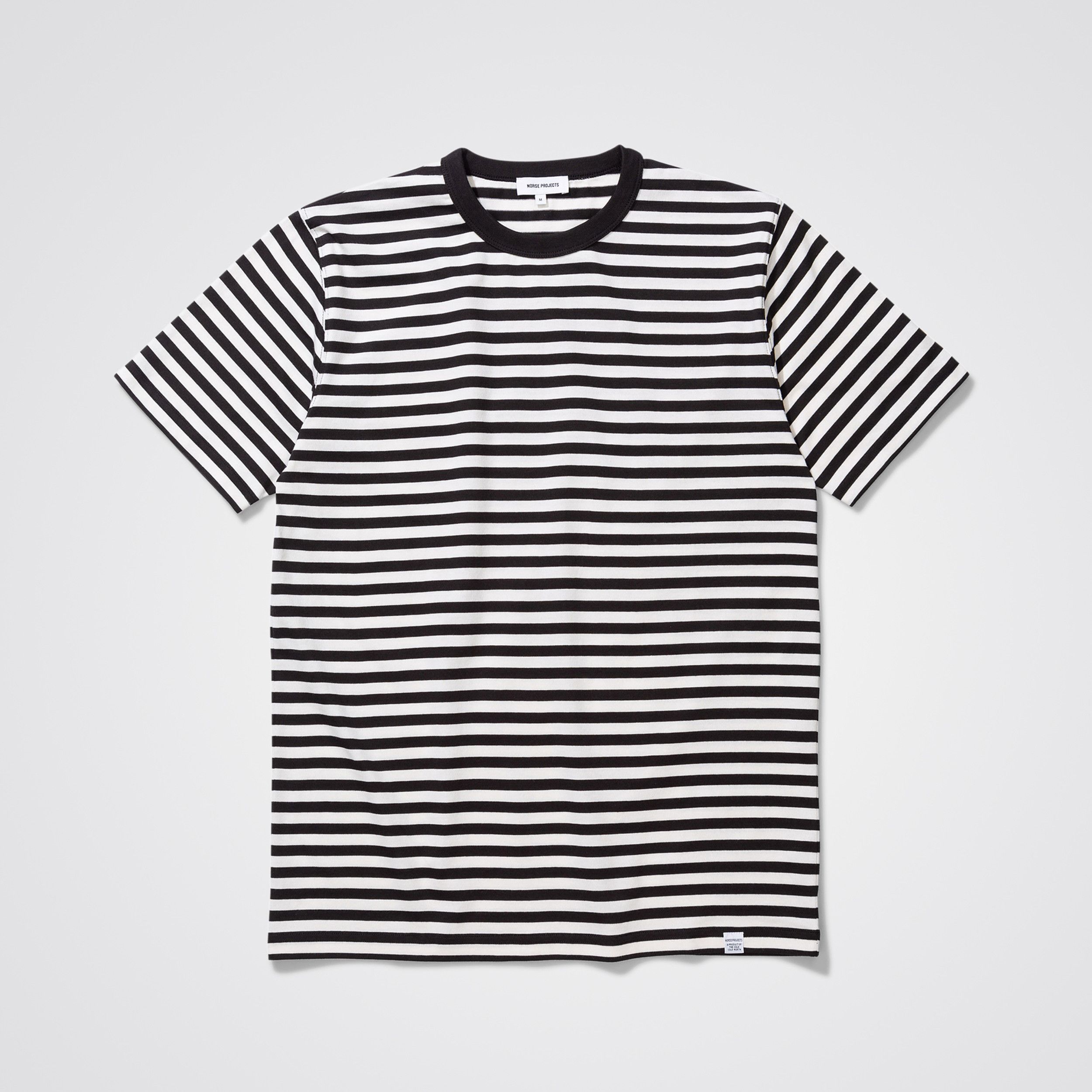 Norse Projects Niels Classic Stripe SS tee. Size US L / EU 52-54 / 3 - 1 Thumbnail