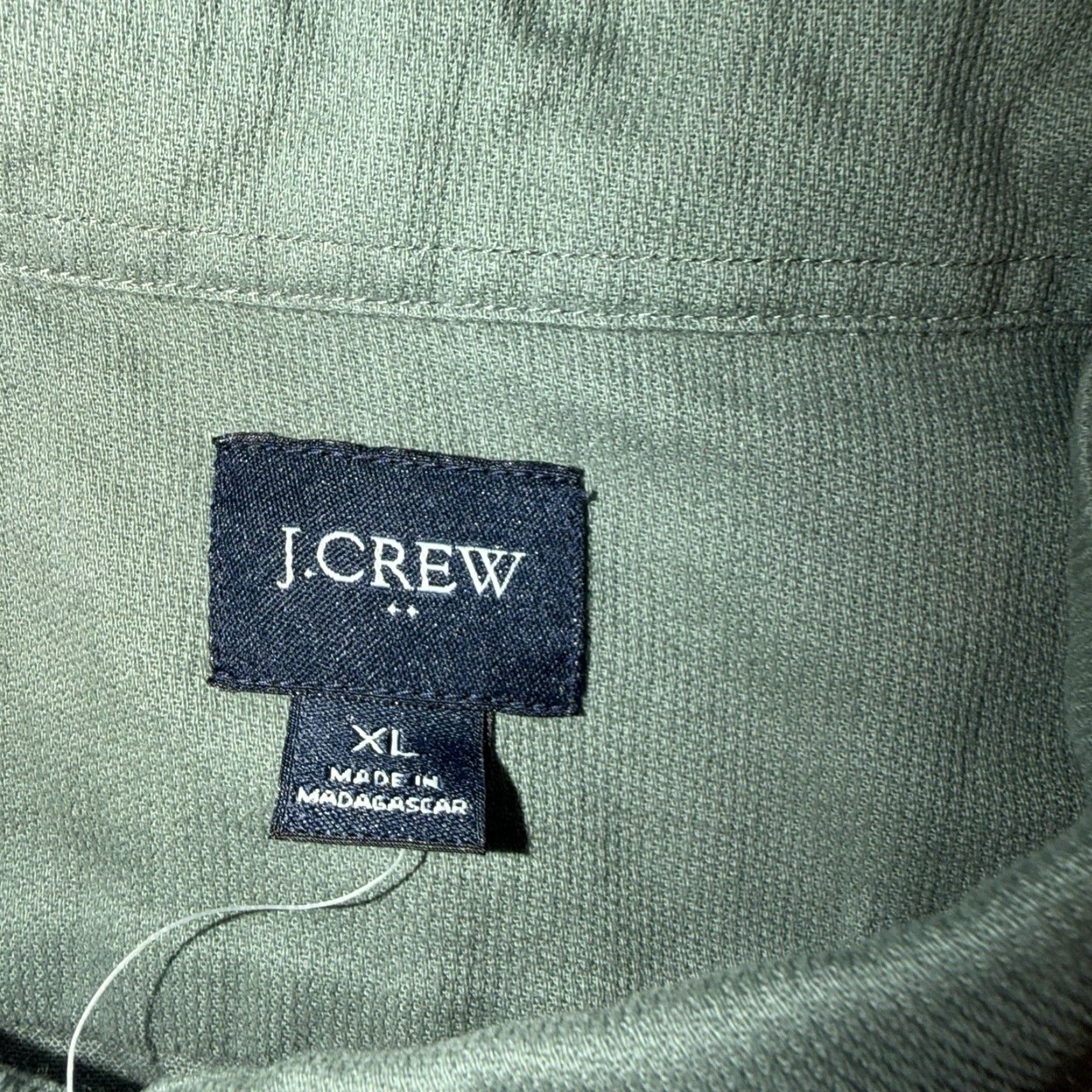 J.Crew J.CREW Shirt Mens XL Long Sleeve Textured Corduroy Button Down Green CD698 New Size US XL / EU 56 / 4 - 2 Thumbnail