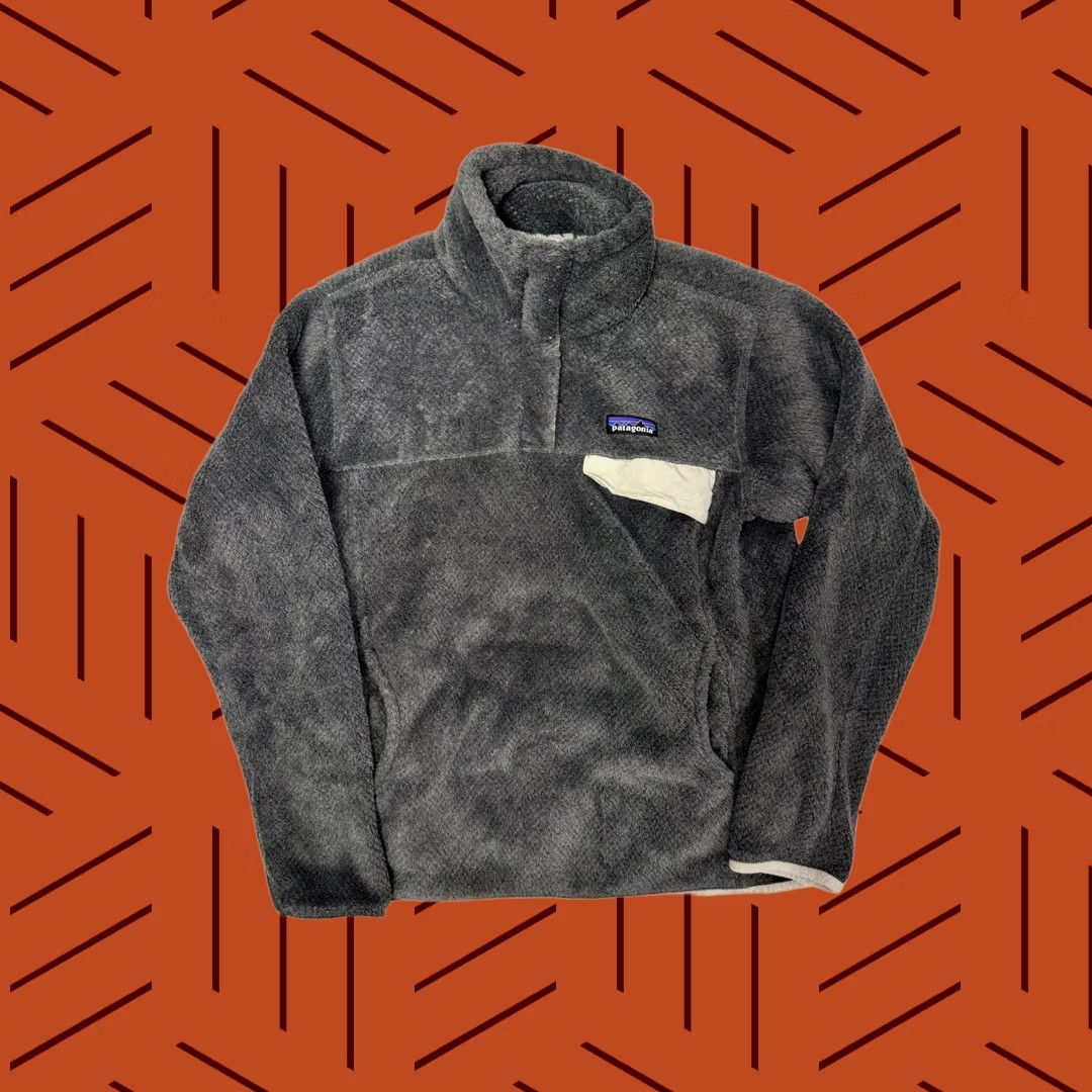 Patagonia Patagonia Women's Gray Polartec Re-Tool Fleece 1/4 Snap Pullover Jacket Size M / US 6-8 / IT 42-44 - 1 Thumbnail
