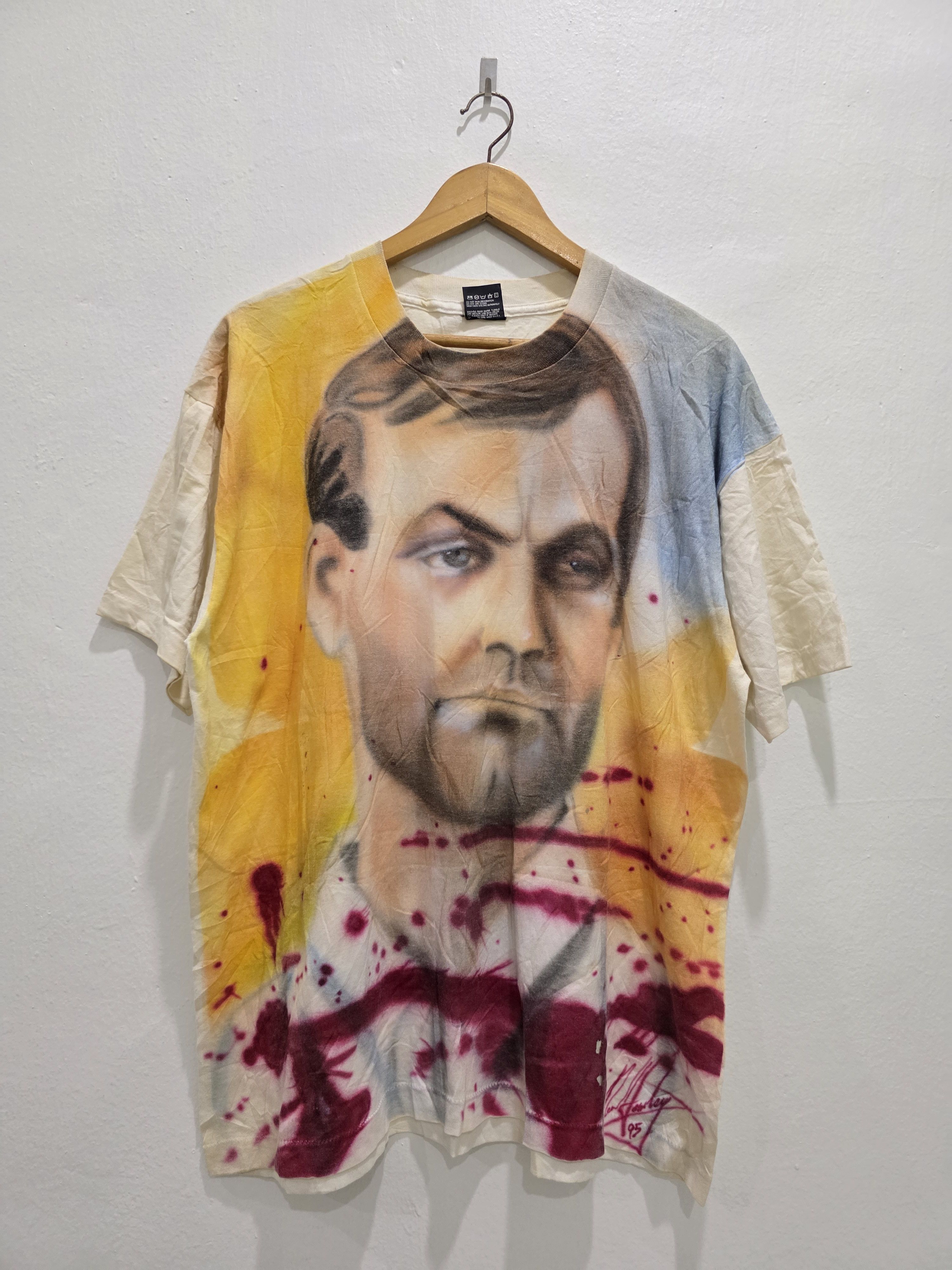 Vintage Rare!! Vintage 90s Jeffrey Dahmer Serial Killer Tshirt Size US XL / EU 56 / 4 - 1 Thumbnail