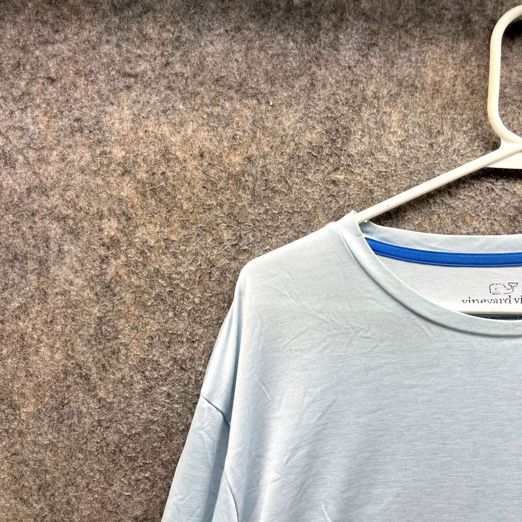 Vineyard Vines Vineyard Vines Shirt Men L Blue Long Sleeve Crewneck Logo Solid All Seasons Big Marlin Mens Size US L / EU 52-54 / 3 - 3 Thumbnail