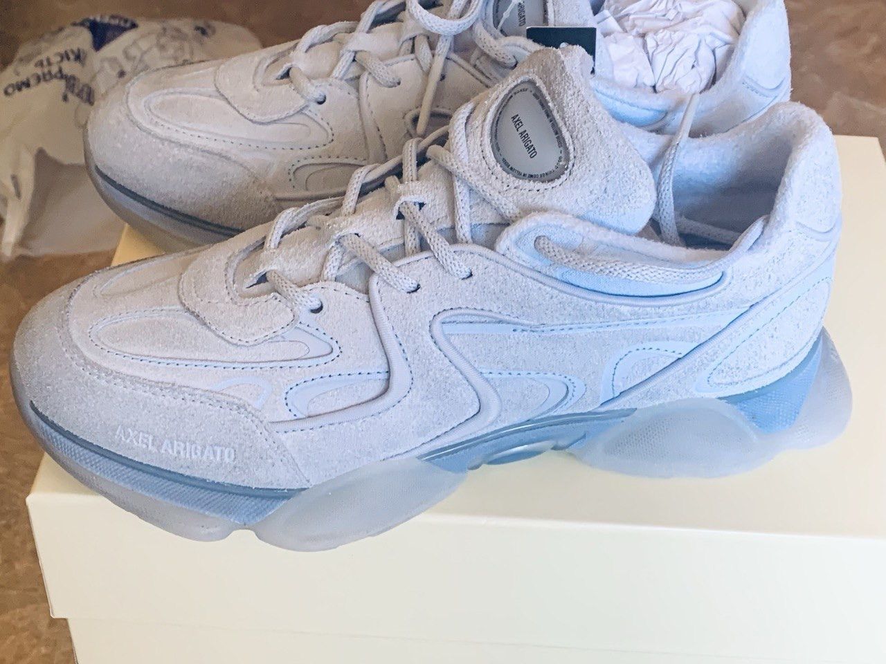 Axel Arigato Axel Arigato - Eris Light Blue Sneakers Size US 8 / EU 41 - 2 Thumbnail