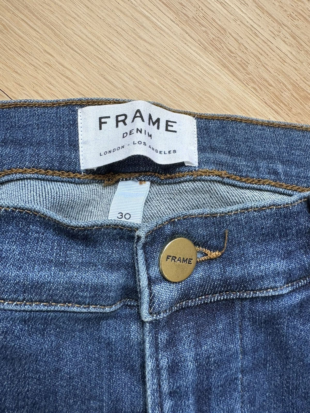 Frame Le High Straight Womens 30 Frame Jeans Size 30" / US 8 / IT 44 - 3 Thumbnail