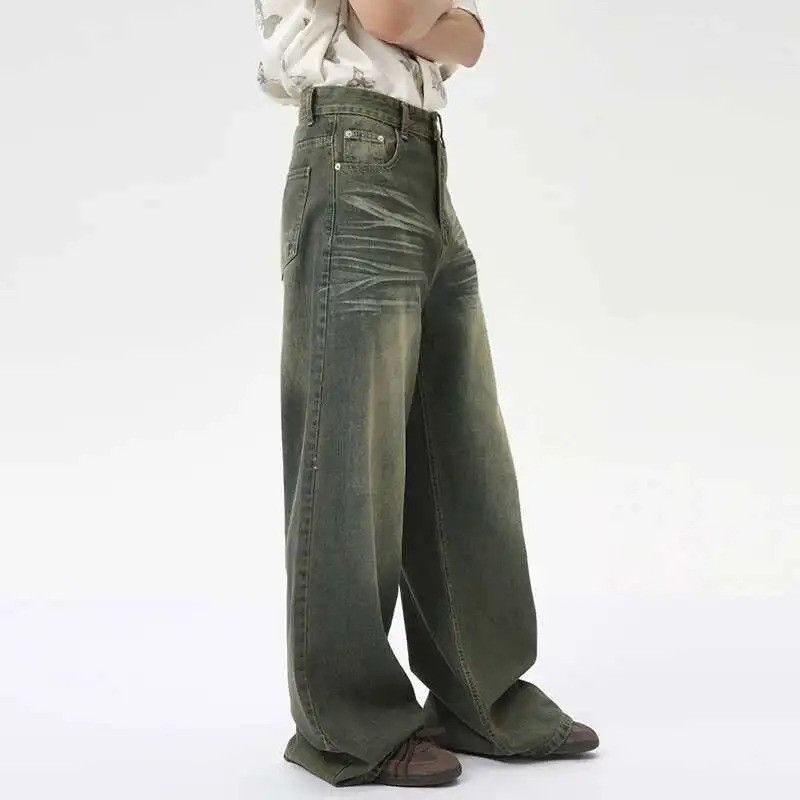 Jean Streetwear Fashion Loose Straight Denim Size US 32 / EU 48 - 5 Thumbnail
