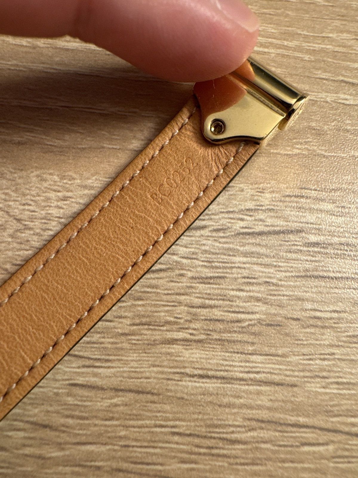 Louis Vuitton Louis Vuitton Nano Monogram Leather Bracelet Size ONE SIZE - 9 Thumbnail