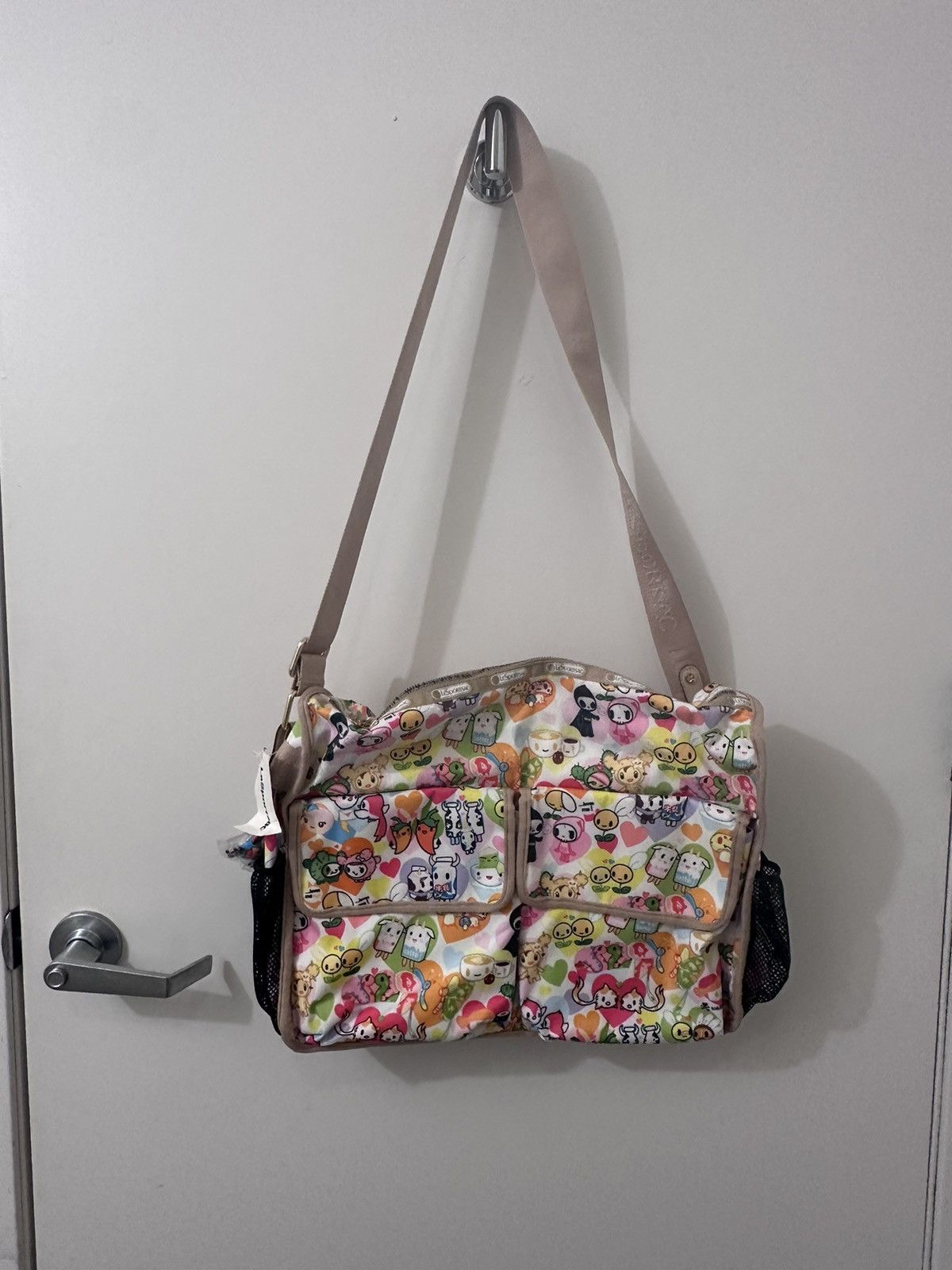 image of Lesportsac Messenger Bag in Mud, Women's