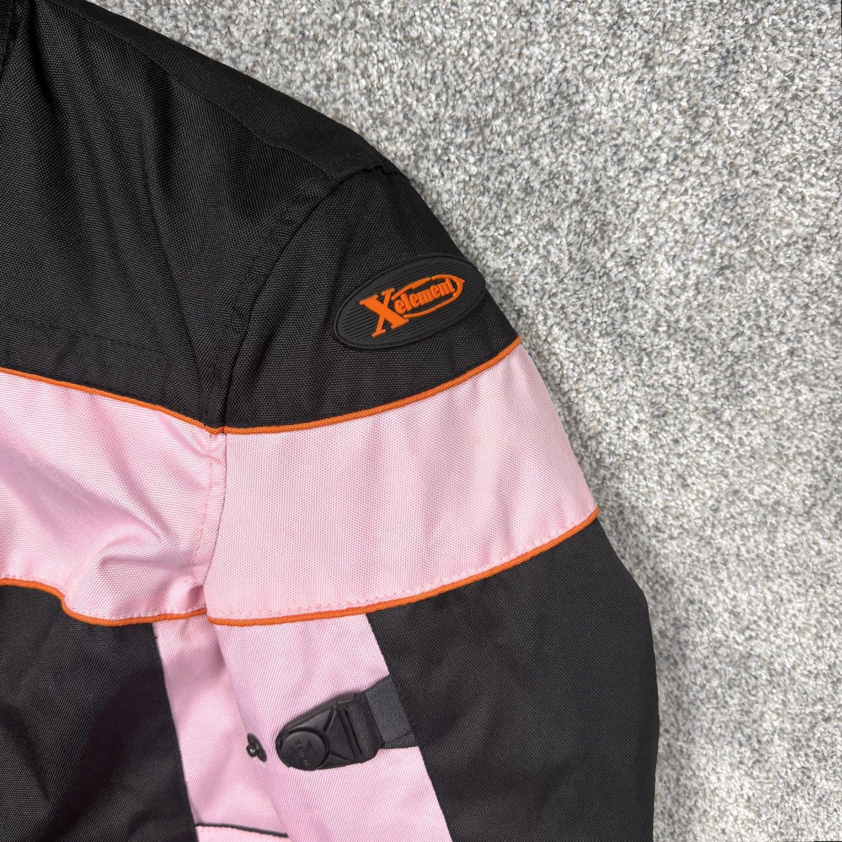 Element Xelement Motorcycle Jacket Womens Small Black Pink Waterproof Padded Insulated Size S / US 4 / IT 40 - 3 Thumbnail