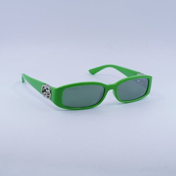 Gucci 🕶️ New Gucci GG1661S 005 Green Sunglasses Size ONE SIZE - 6 Thumbnail