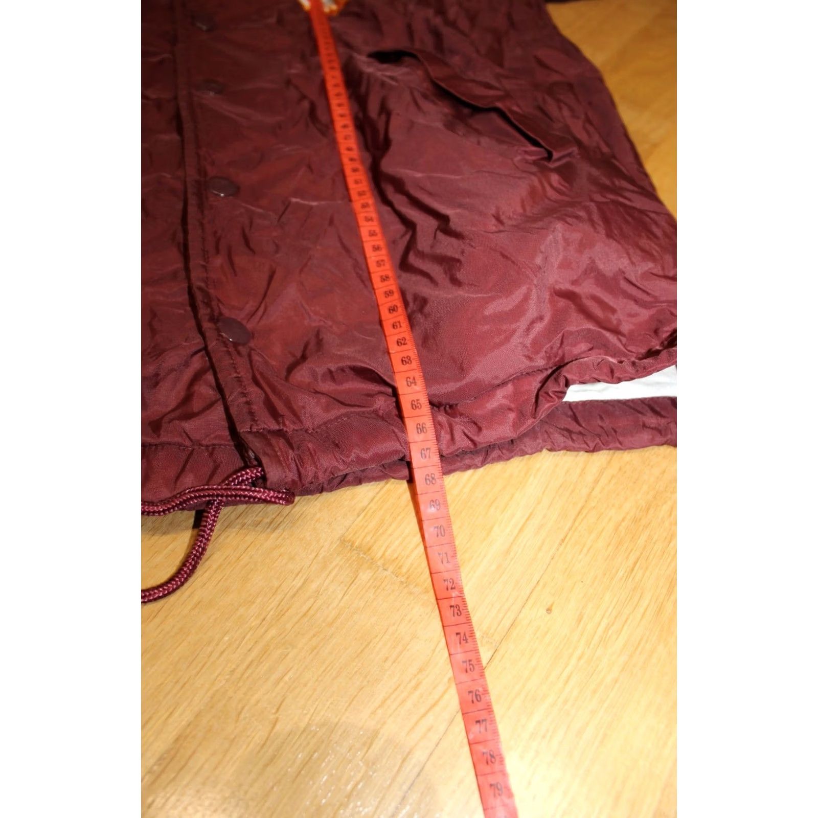 Primark VINTAGE Trimak Bomber Jacket Men M Cherry 1980s North Hastings Huskies Bomber Jacket Size US M / EU 48-50 / 2 - 7 Thumbnail