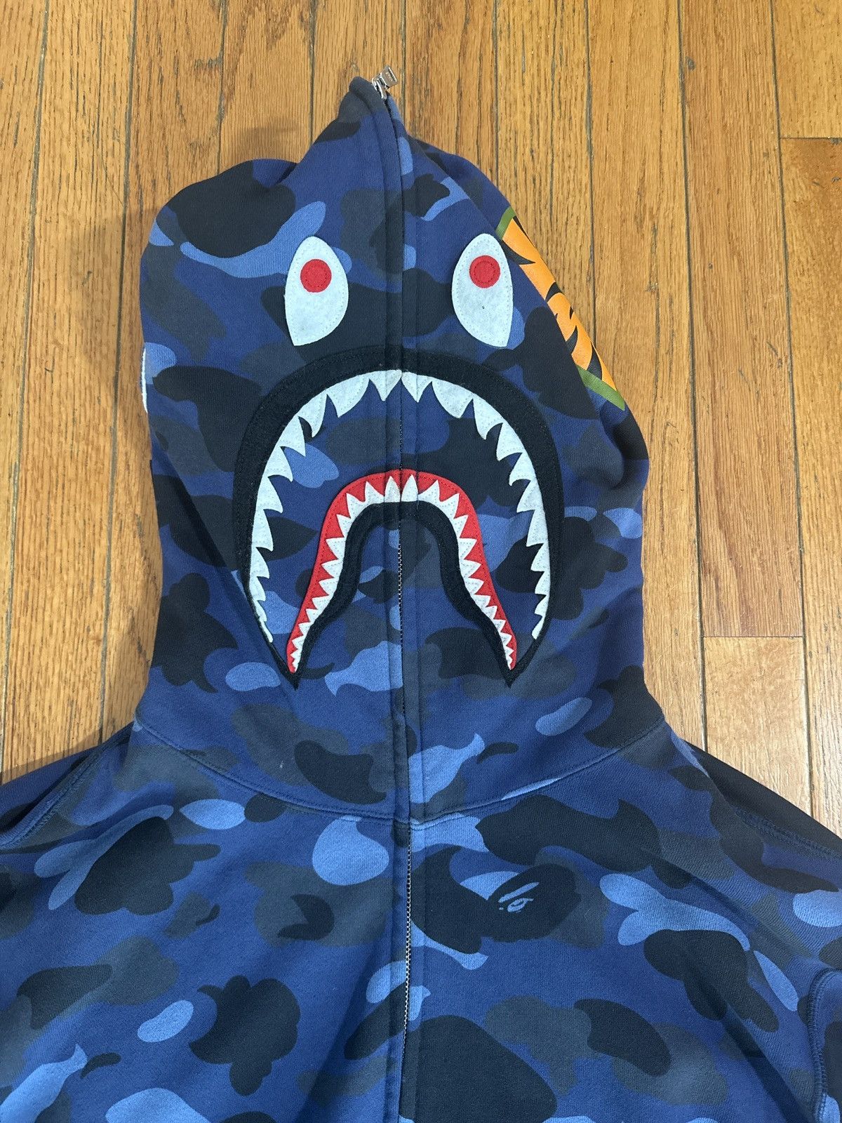 Bape Color Camo Shark Full Zip Hoodie Size US XXL / EU 58 / 5 - 3 Thumbnail