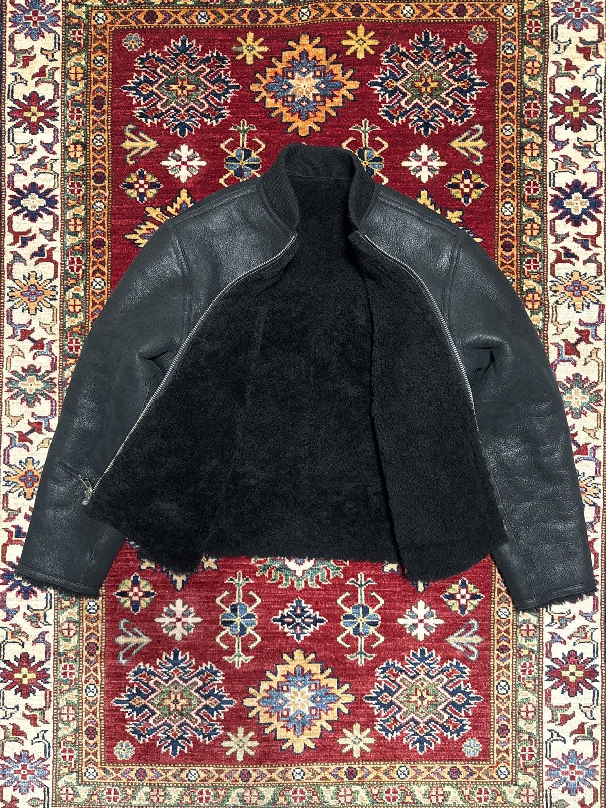 Stussy STUSSY LEATHER JACKET SHEARLING Size US M / EU 48-50 / 2 - 3 Thumbnail