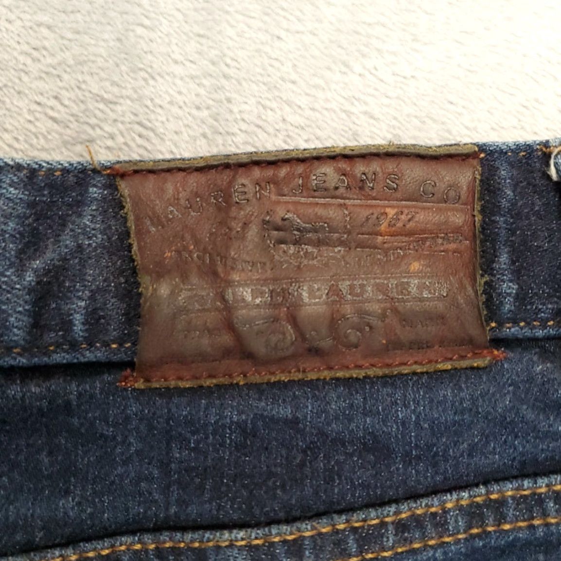 Ralph Lauren Polo Jeans Ralph Lauren Womens Sz 10 Blue Denim Cropped Capri Vintage Pants Jeans Pants 90s Womens Boys Girls Mens Size 32" / US 10 / IT 46 - 7 Thumbnail