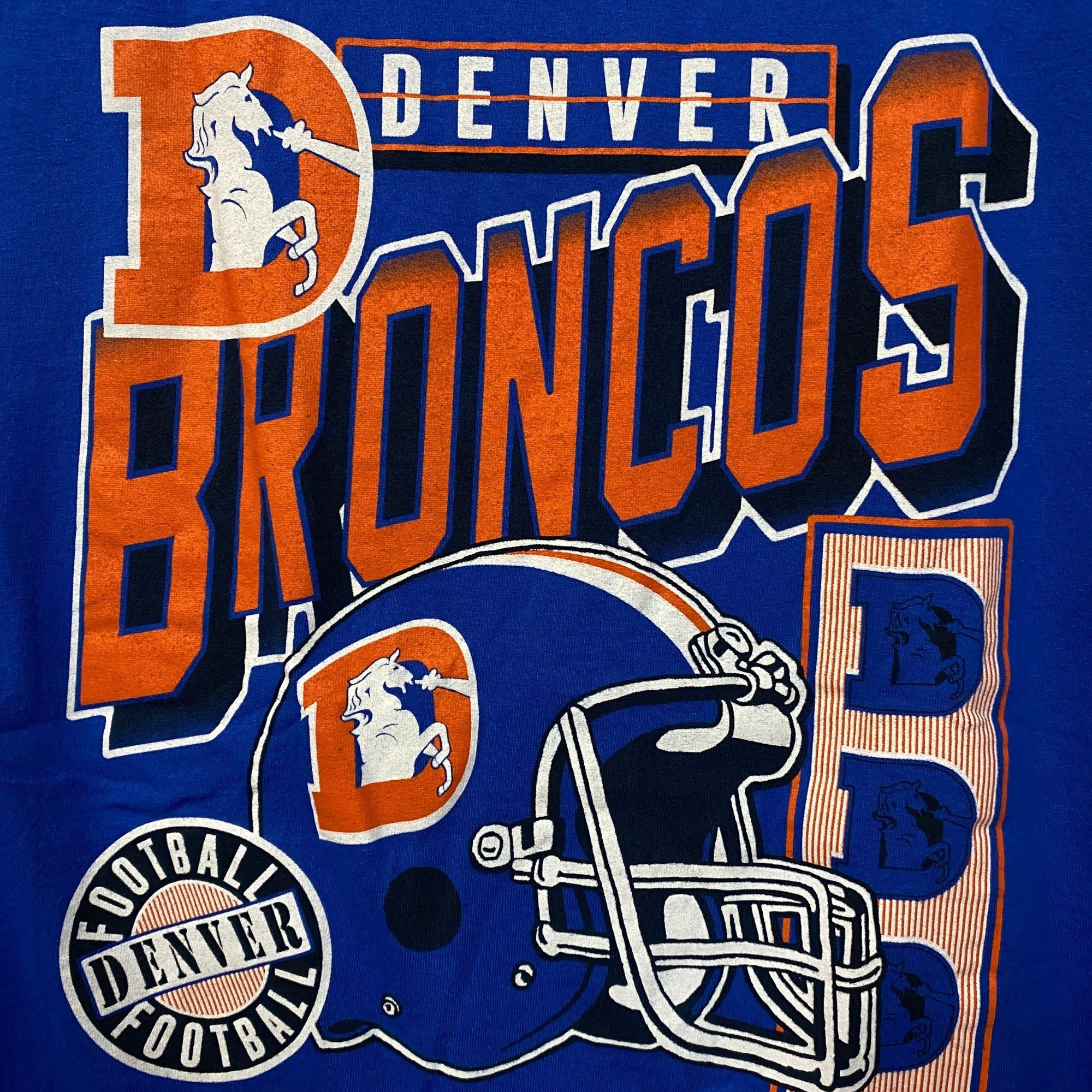 Junk Food Junk Food Clothing Denver Broncos Checkdown Flea Market T-sh Size US S / EU 44-46 / 1 - 2 Thumbnail