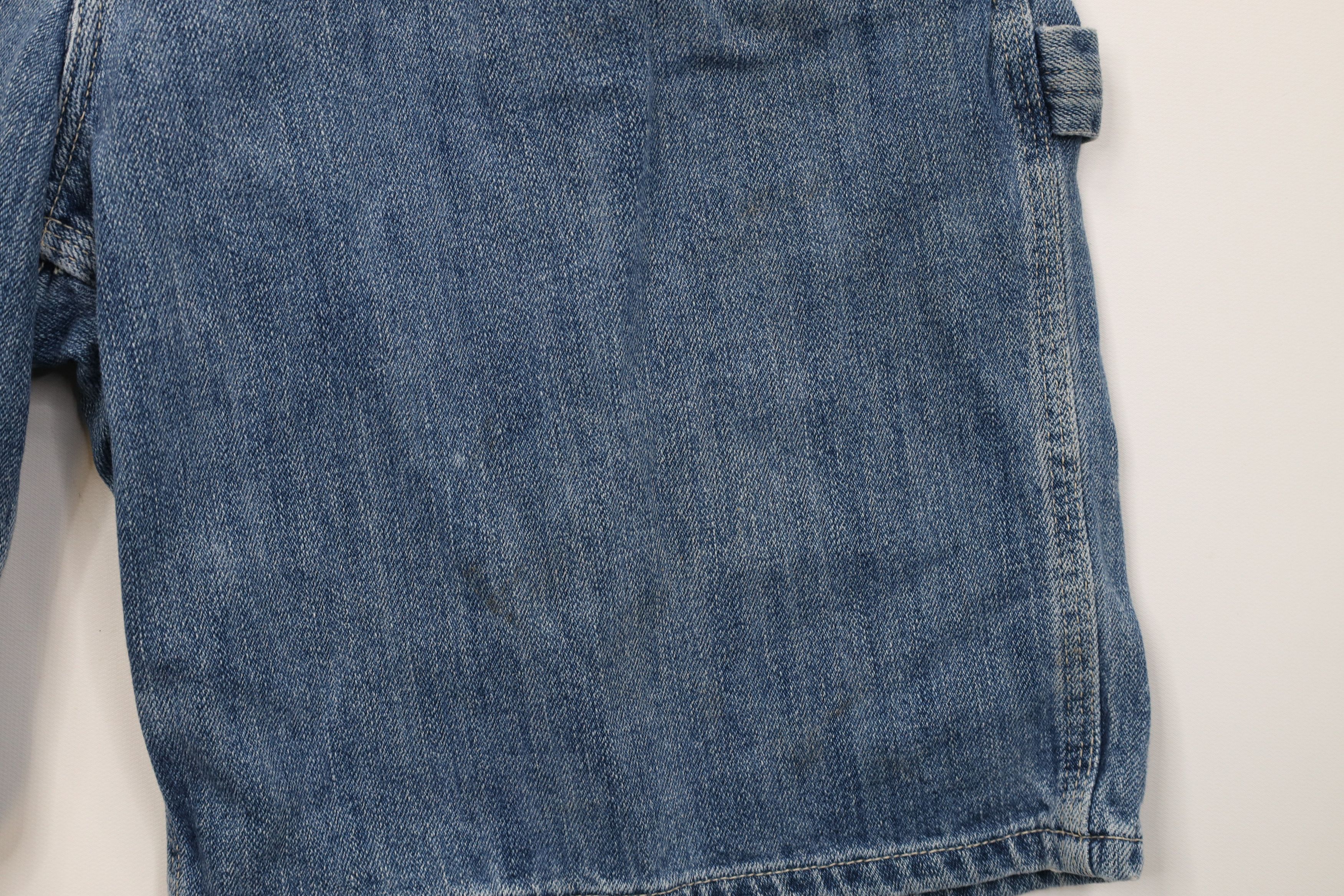 Gap Vintage 90s Gap Carpenter Denim Jean Shorts Blue Cotton Size US 34 / EU 50 - 5 Thumbnail