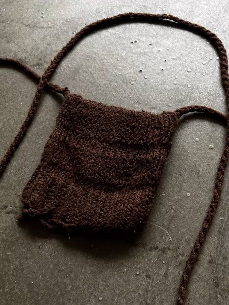 Other Number (N)ine 2003 Distressed Knit Shoulder Bag Size ONE SIZE - 5 Thumbnail