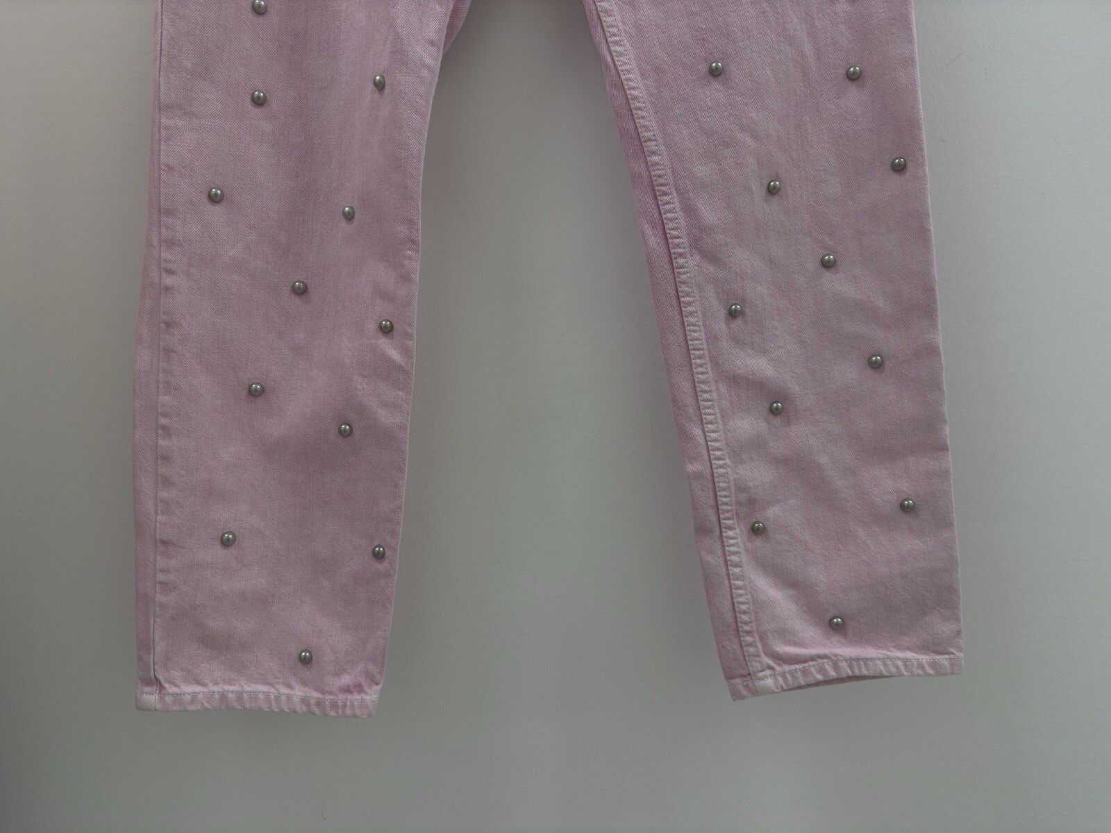 Isabel Marant Etoile Isabel Marant Etoile Studded Pink Studded jeans Size 40 Size 27" / US 4 / IT 40 - 5 Thumbnail