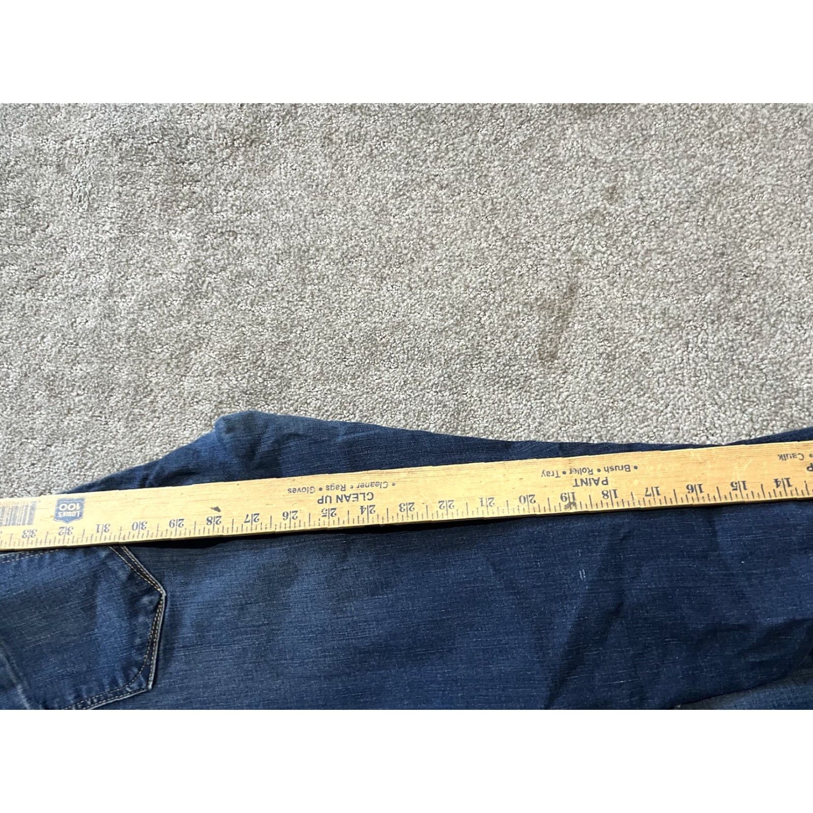 River Island River Island Molly Jeans Women’s Blue Mid-Rise Denim 5-Pocket Regular Fit Size 16 Womens Size 38" / US 16 / IT 52 - 6 Thumbnail