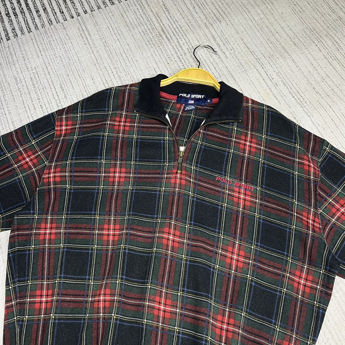 Polo Ralph Lauren × Vintage Vintage Polo Sport Halfzip Size US M / EU 48-50 / 2 - 4 Thumbnail