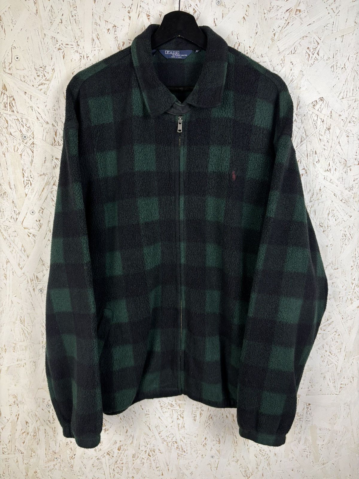 Polo Ralph Lauren 80s Polo By Ralph Lauren Fleece Zippered Collared Jacket XL Size US XL / EU 56 / 4 - 1 Thumbnail