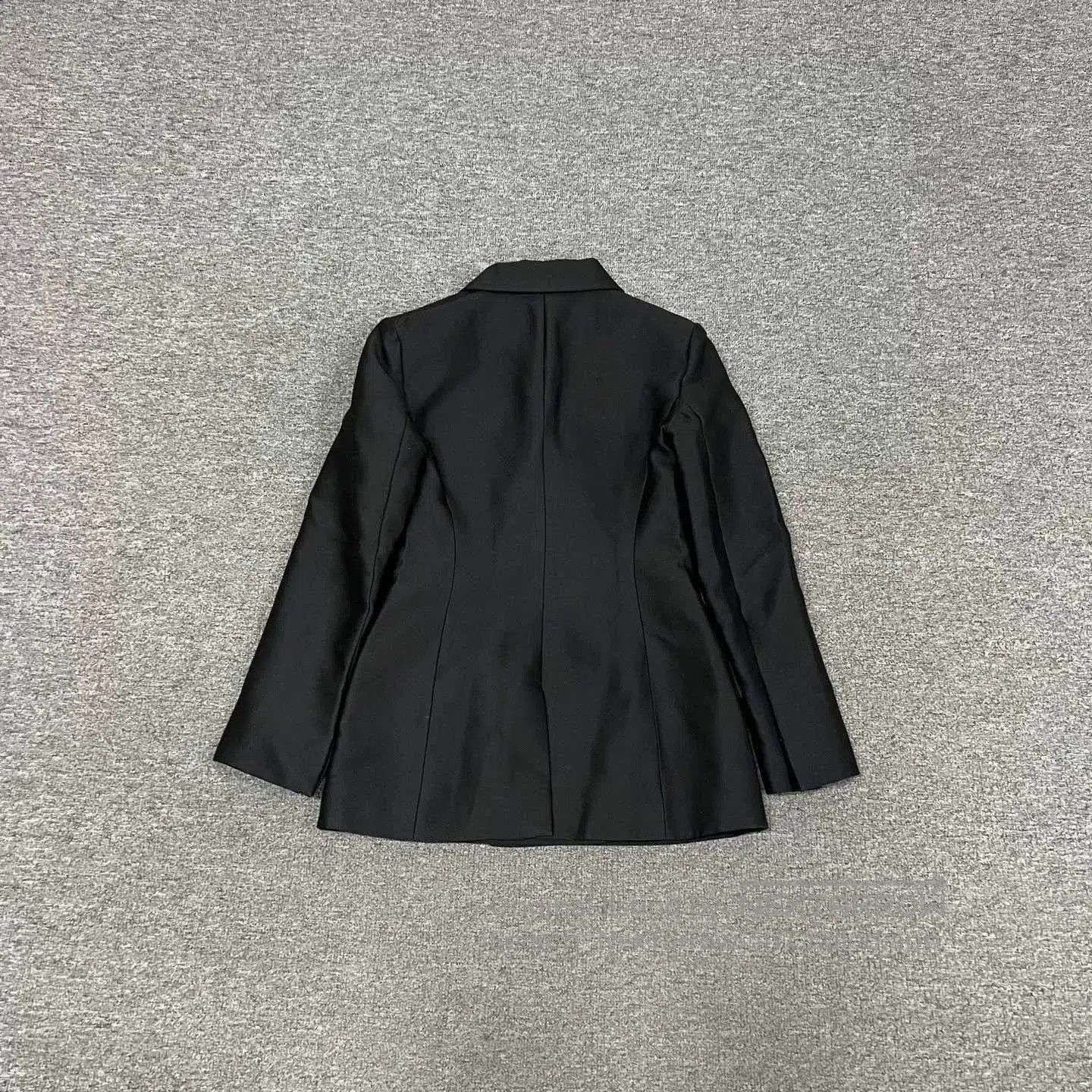 Gucci Gucci SS24 Red Label Black Silk Wool Blazer. Size S / US 4 / IT 40 - 7 Thumbnail