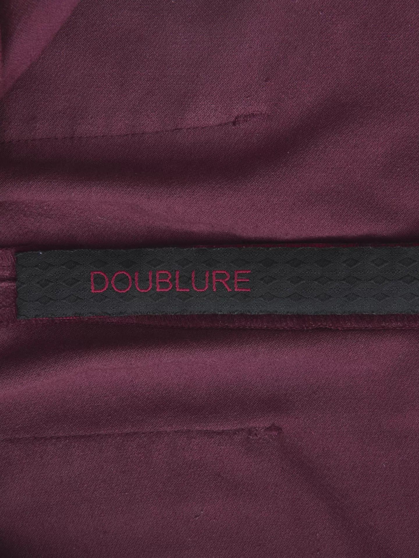 Doublet DOUBLURE Burgundy Velvet Wide Leg Pants Size L Size 28" / US 6 / IT 42 - 6 Thumbnail