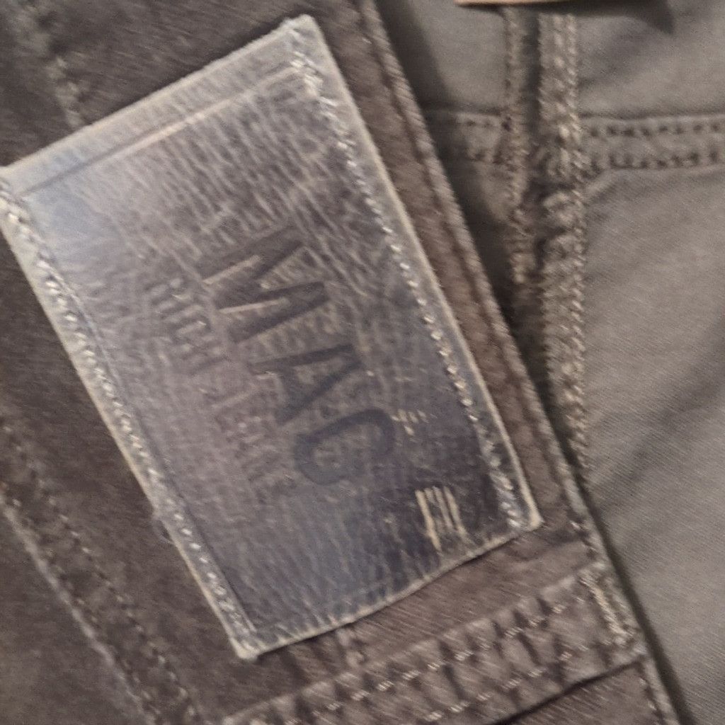 Other Mac Rich Jeans Khaki Green Slim Velvet Size 46/32 Size 32" / US 10 / IT 46 - 7 Thumbnail