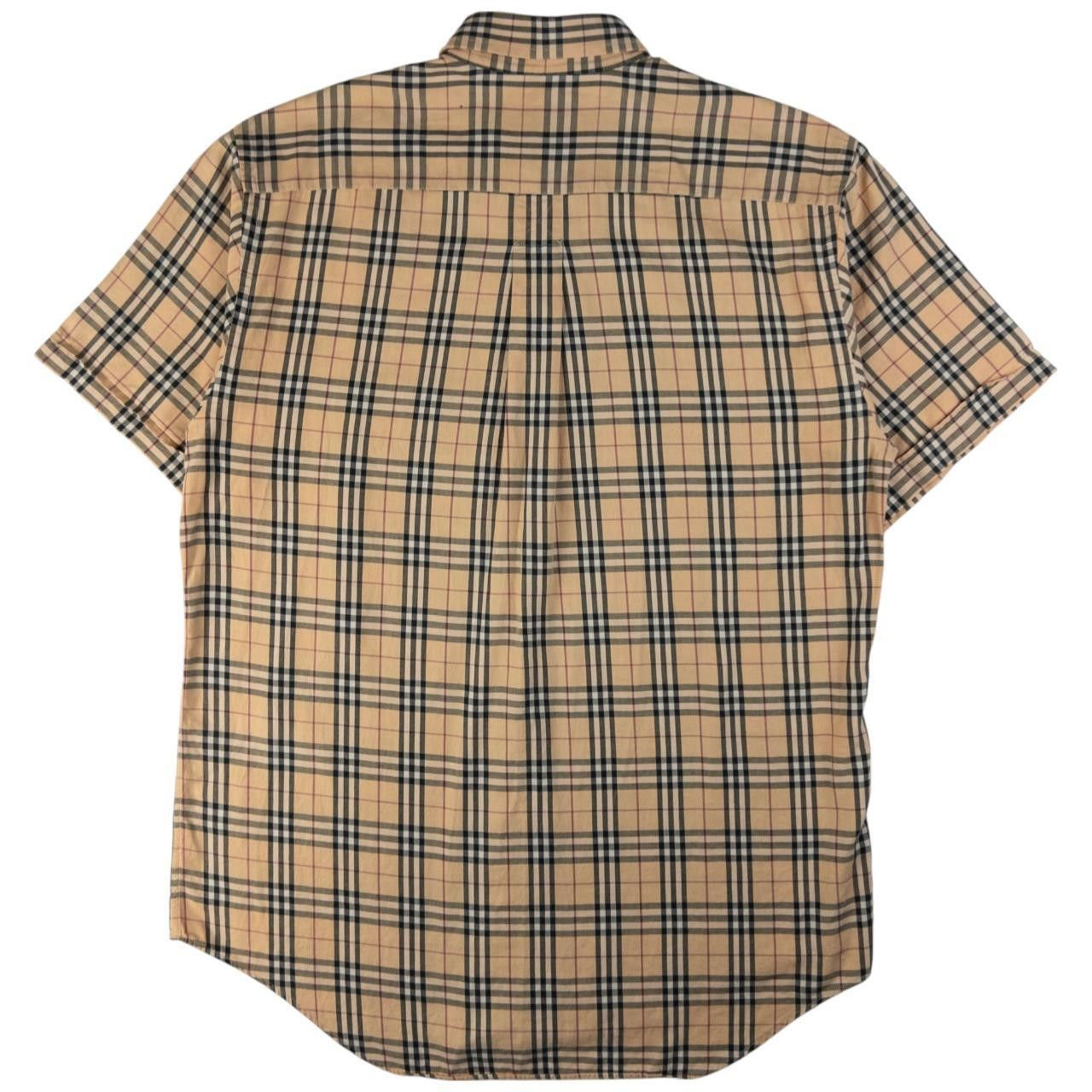 Burberry Vintage Burberry Nova Check Short Sleeve Button Up Shirt M Size US M / EU 48-50 / 2 - 2 Thumbnail