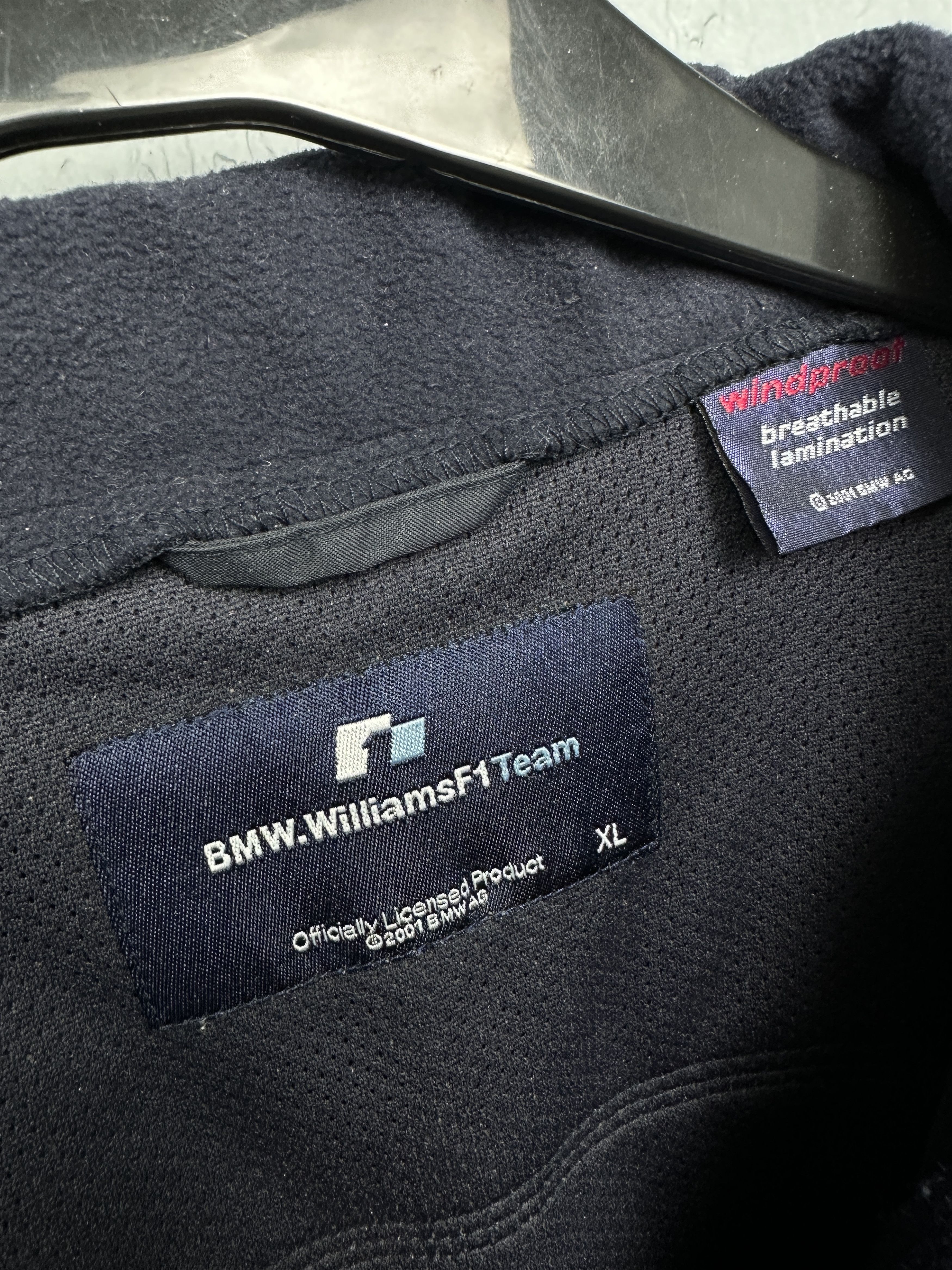 BMW BMW Williams F1 Team Mens Fleece Softshell Jacket Size US XL / EU 56 / 4 - 5 Thumbnail