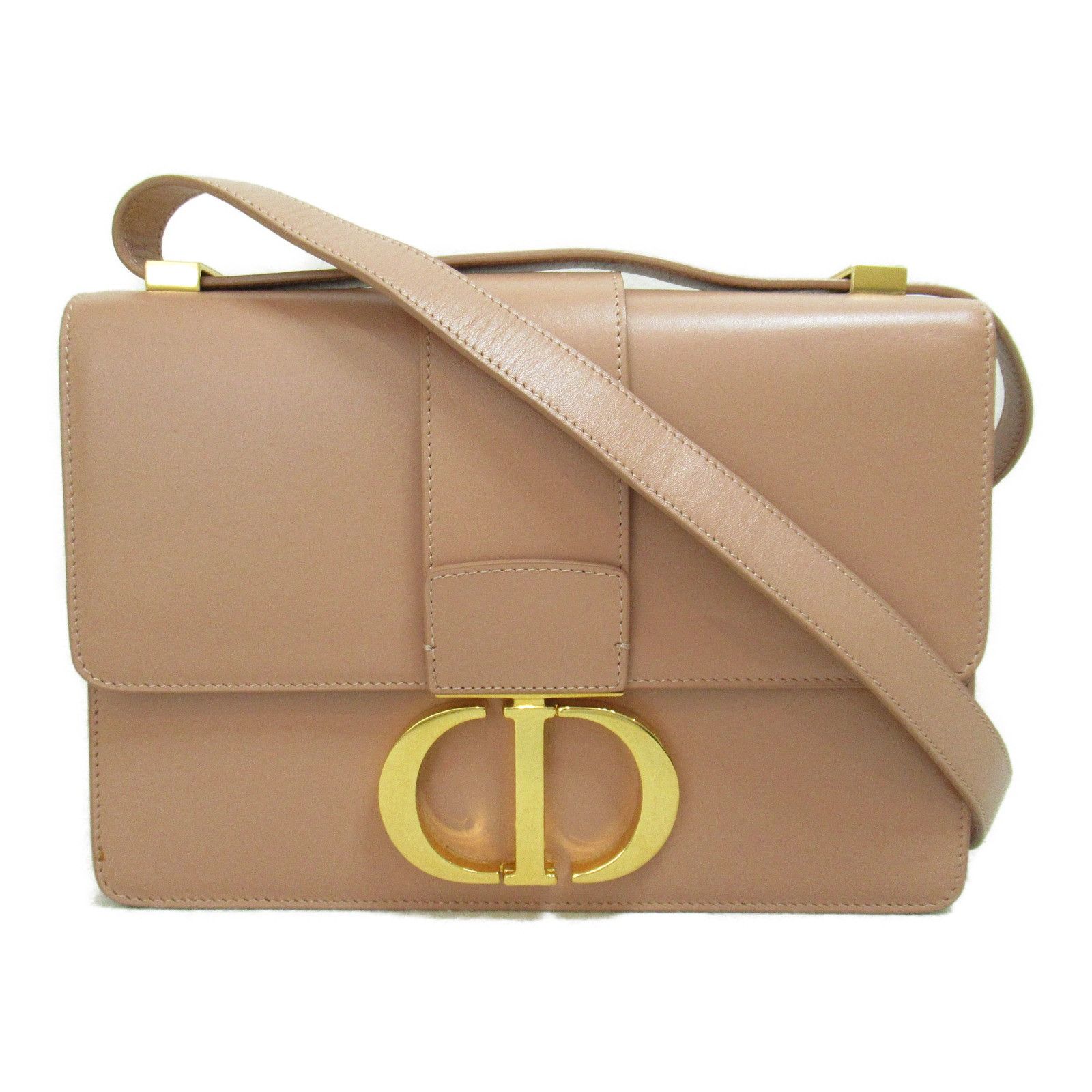 image of Dior Shoulder Bag Leather Pink, Women's