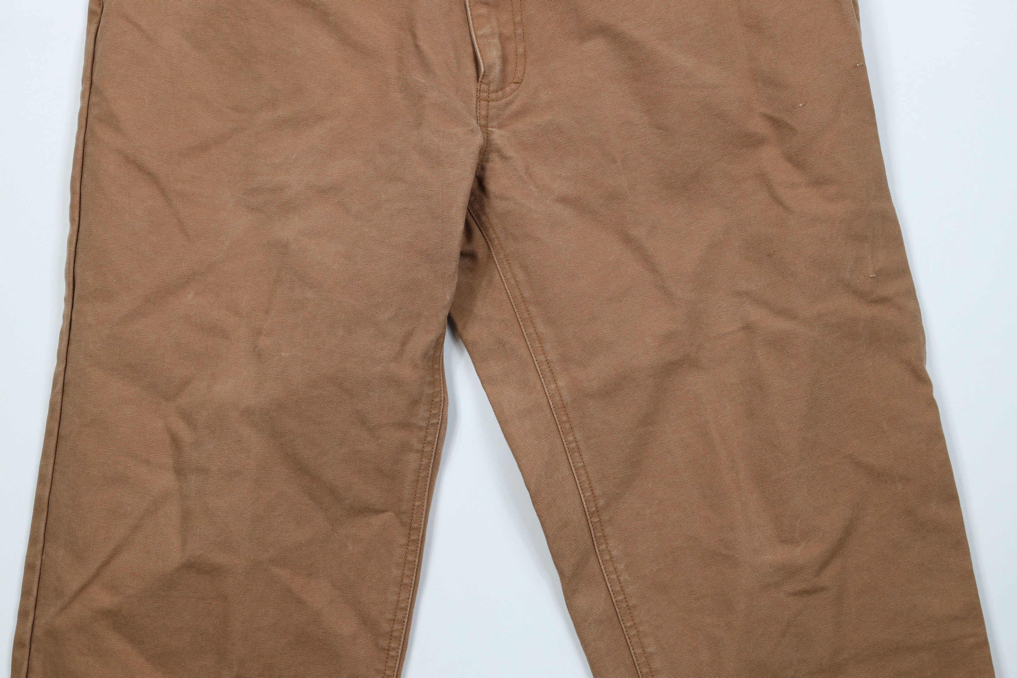 Cabelas Vintage Cabelas Wide Leg Canvas Pants Brown Cotton Size US 34 / EU 50 - 3 Thumbnail
