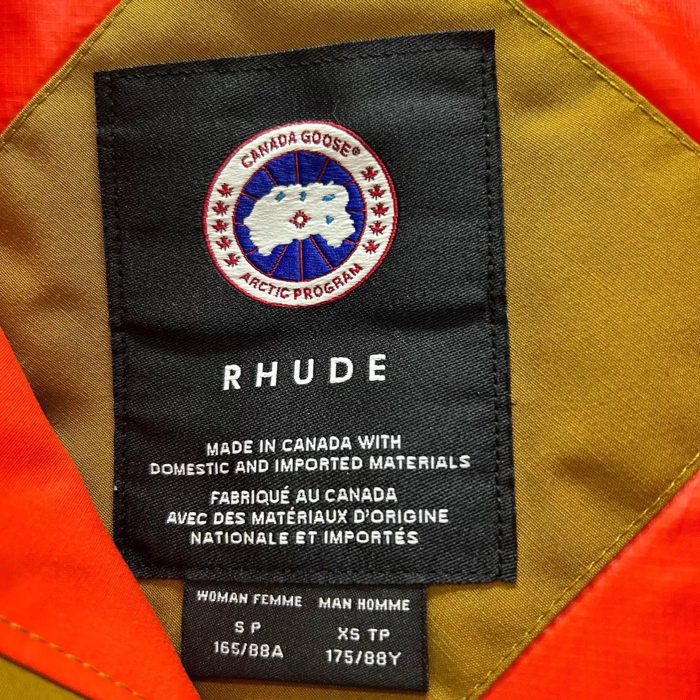 Canada Goose Canada Goose x RHUDE x NBA 99 Colorblocked Down Vest S Size US S / EU 44-46 / 1 - 5 Thumbnail