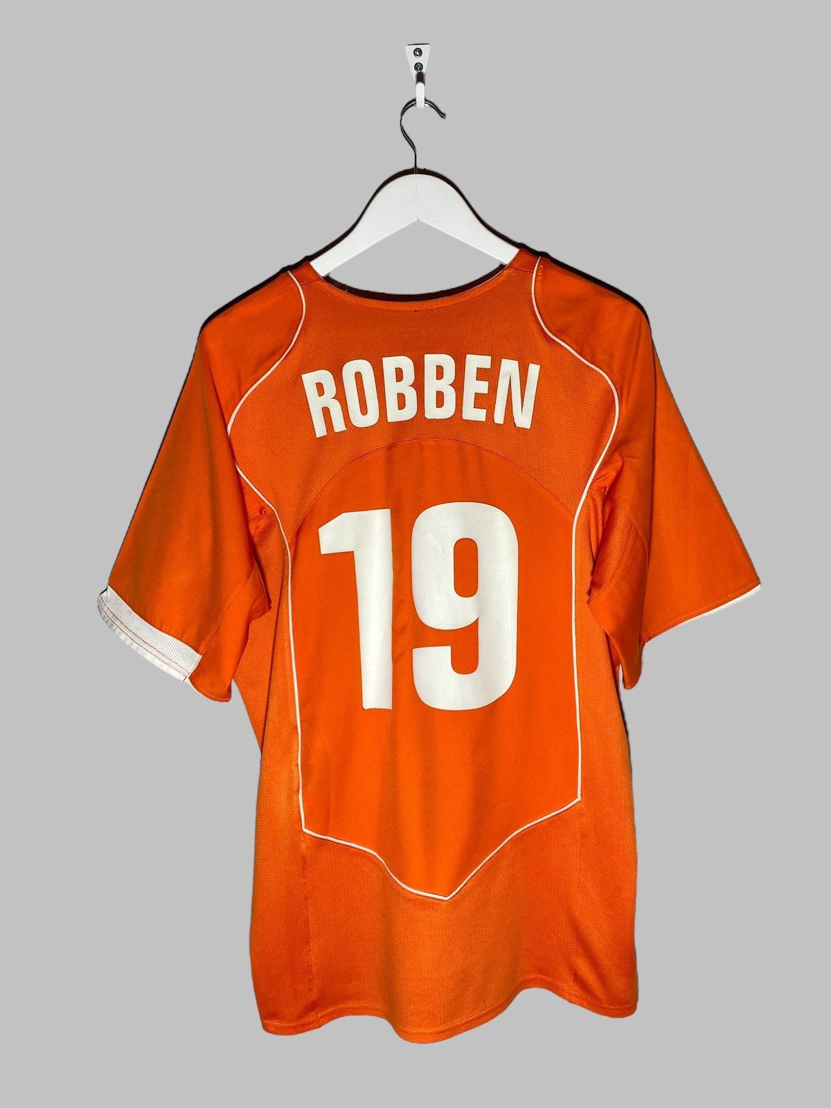 Nike × Vintage #19 Robben Netherlands 2006 Home Football Shirt Size US L / EU 52-54 / 3 - 2 Thumbnail