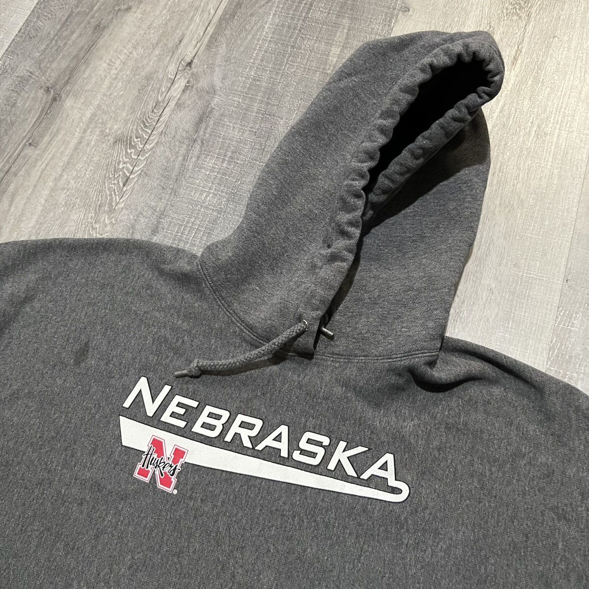 Champion × Vintage VTG Champion Reverse Weave Nebraska Huskers College Hoodie Size US XXL / EU 58 / 5 - 2 Thumbnail