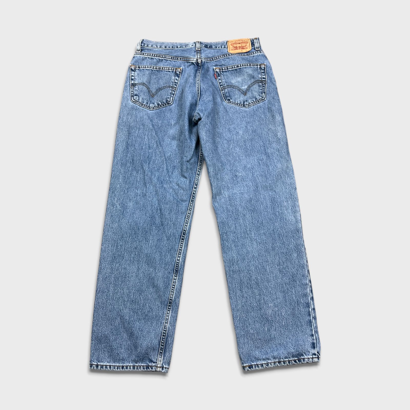 Levi's × Vintage Levi's 550 Jeans 34x31 Relaxed Light Wash Baggy Denim Pants Size US 34 / EU 50 - 5 Thumbnail