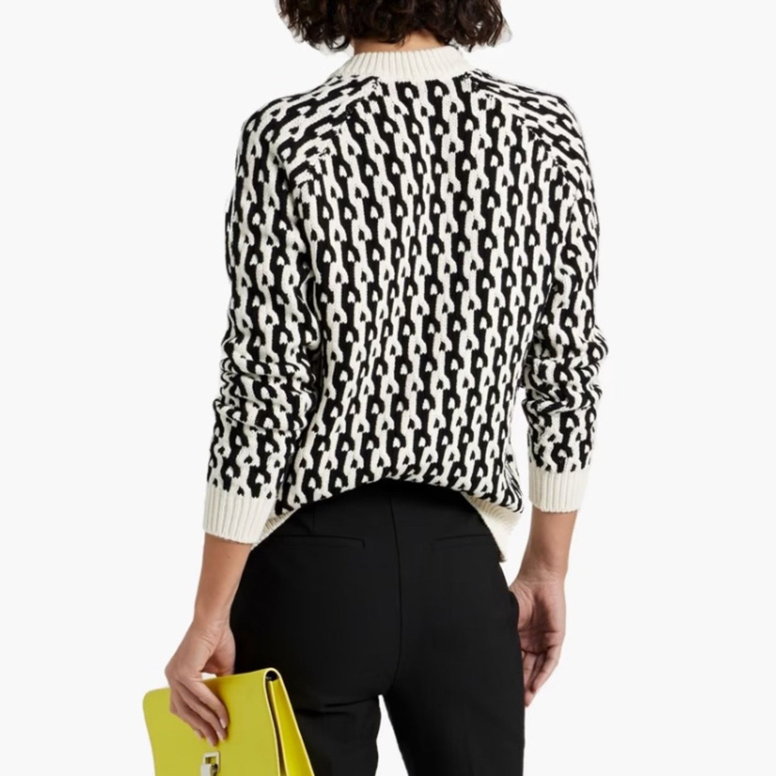 Derek Lam 10 Crosby RTR Derek Lam 10 Crosby Swayer Intarsia Long Sleeve Sweater Size M / US 6-8 / IT 42-44 - 2 Thumbnail