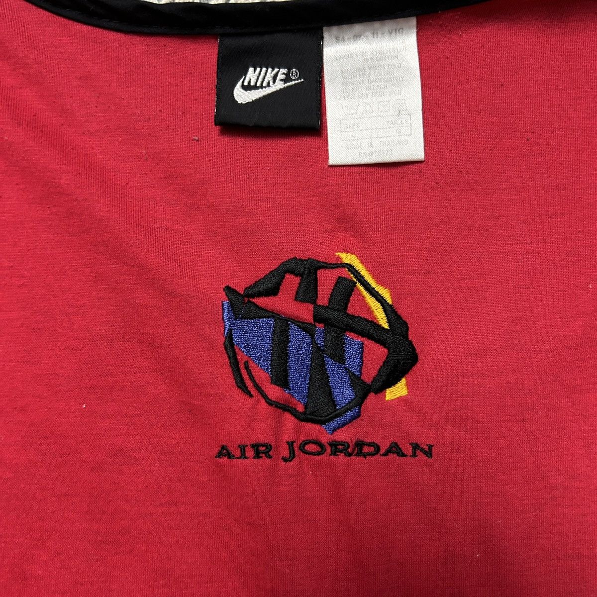 Jordan Brand × Nike × Vintage Vintage 90's Nike Air Jordan Black Vest Size US M / EU 48-50 / 2 - 7 Thumbnail