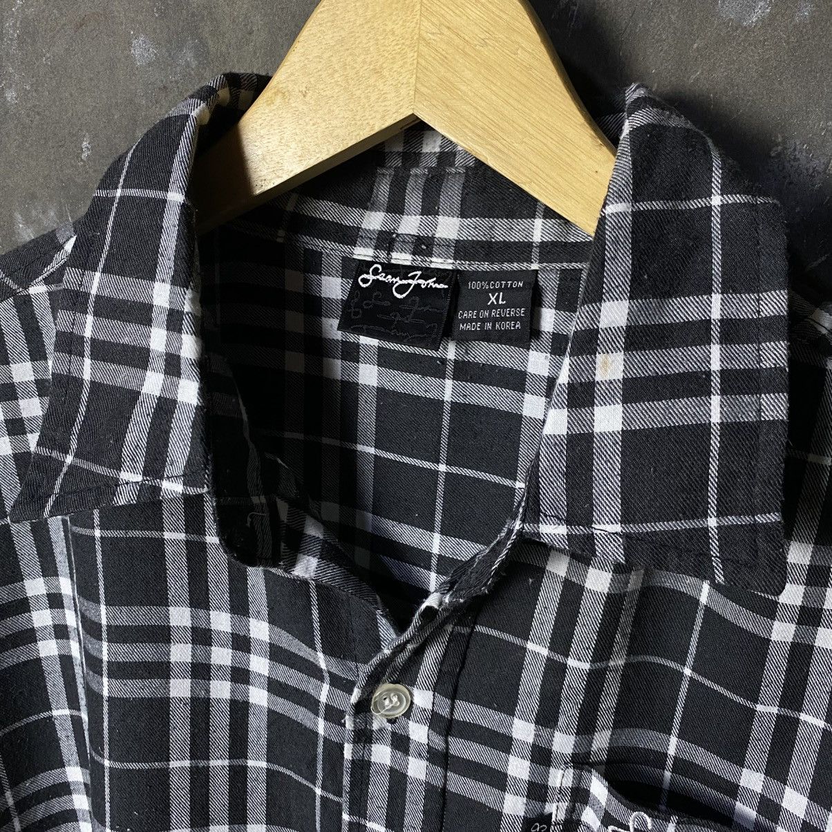 Band Tees × Sean John vintage sean john plaid shirt embroidery s/s Size US XL / EU 56 / 4 - 5 Thumbnail