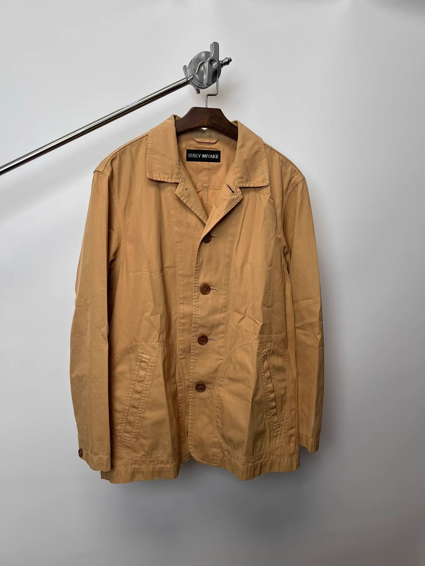 Issey Miyake Issey Miyake Brick Yellow Canvas Utility Jacket Size US L / EU 52-54 / 3 - 2 Thumbnail