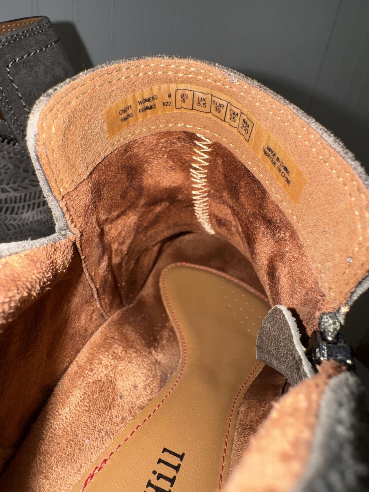 Other Cobb Hill Rockport Crosbie Women's 8M Suede Ankle Booties Size US 8 / IT 38 - 3 Thumbnail