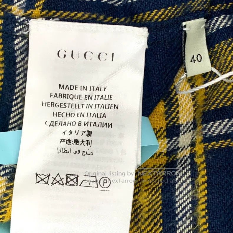 Gucci Gucci Colour-blocked plaid floral sequin diamond-encrusted Size S / US 4 / IT 40 - 6 Thumbnail