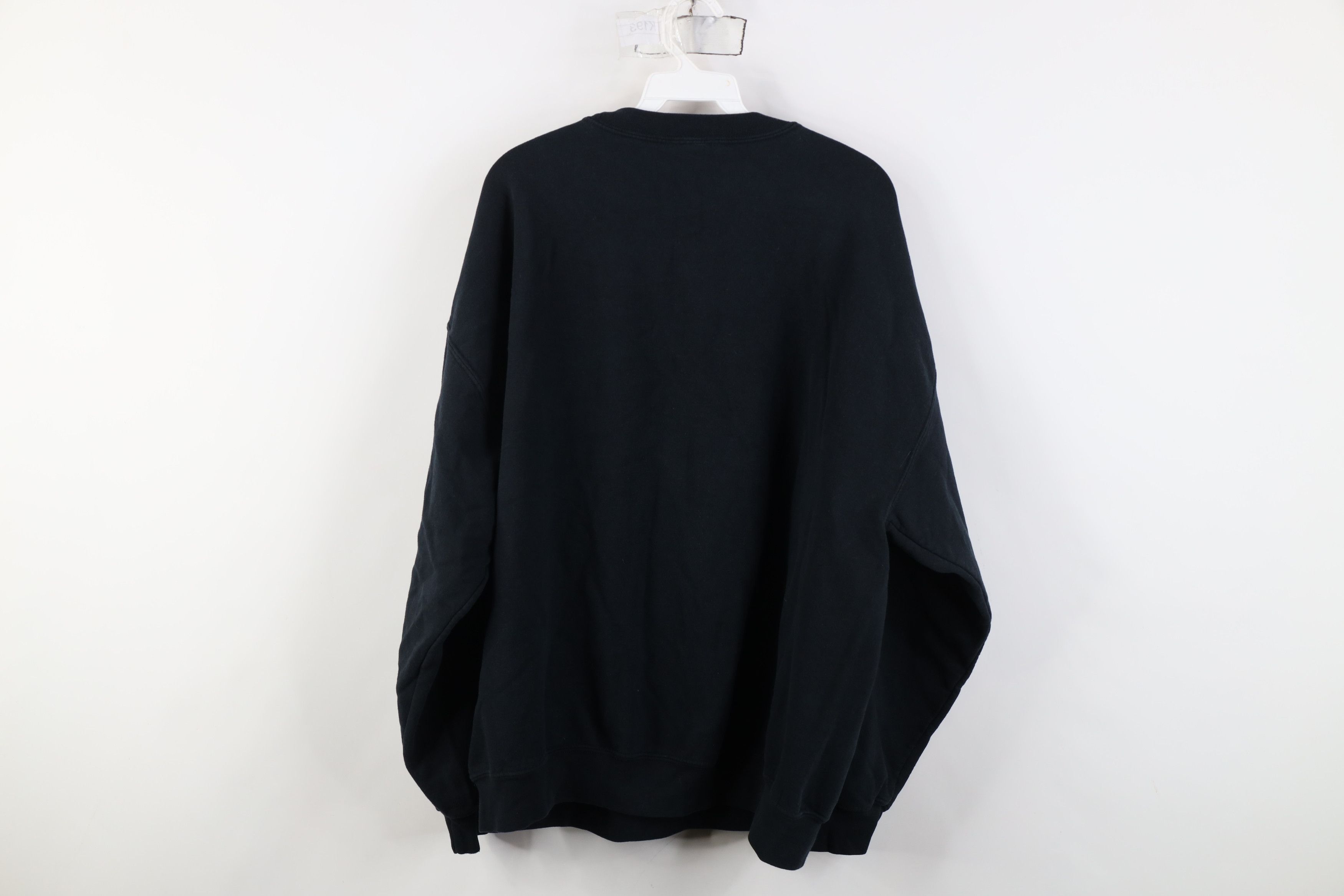 Vintage Vintage 90s Y2K Streetwear Eagle Crewneck Sweatshirt Black Size US XL / EU 56 / 4 - 12 Thumbnail