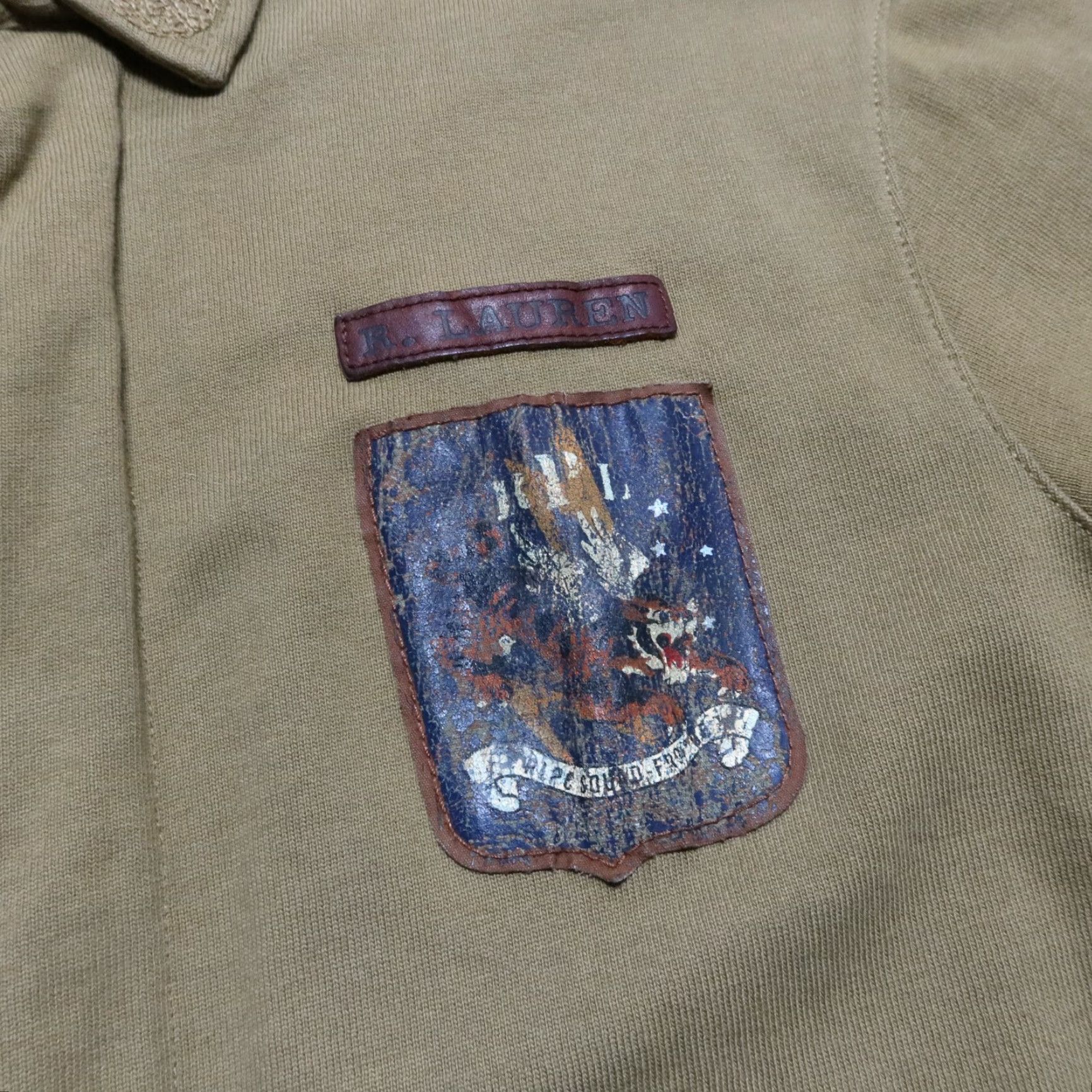 Polo Ralph Lauren VINTAGE Polo Ralph Lauren Soaring Tigers Military Jacket Men Medium Green Polo Ralph Lauren Military Jacket Mens Medium Green 90s Size US M / EU 48-50 / 2 - 4 Thumbnail