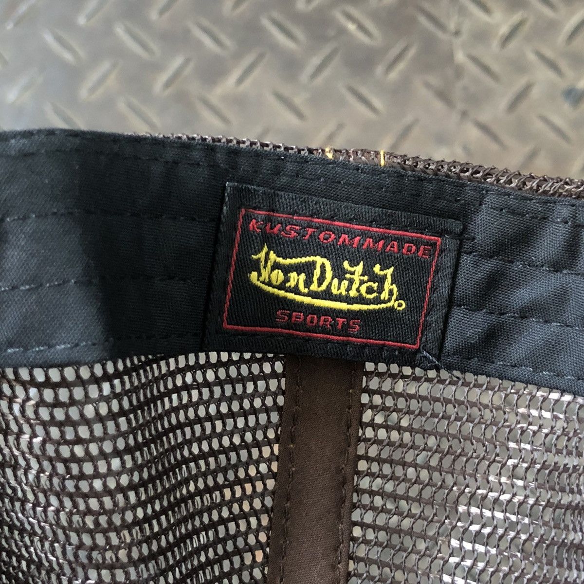 Von Dutch 🚫 SOLD 🚫 Von Dutch Eric Bostrom Leopard Suede Trucker Hat Size ONE SIZE - 10 Thumbnail