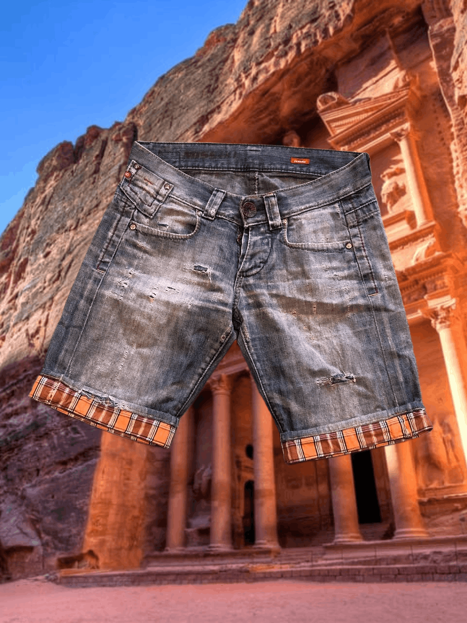 Miss Sixty Vintage denim shorts Y2K Miss Sixty luxury streetwear Size 28" / US 6 / IT 42 - 1 Thumbnail