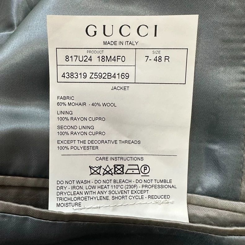 Gucci Gucci Tassel feather suit 2501-Nextarrow Size 48R - 6 Thumbnail
