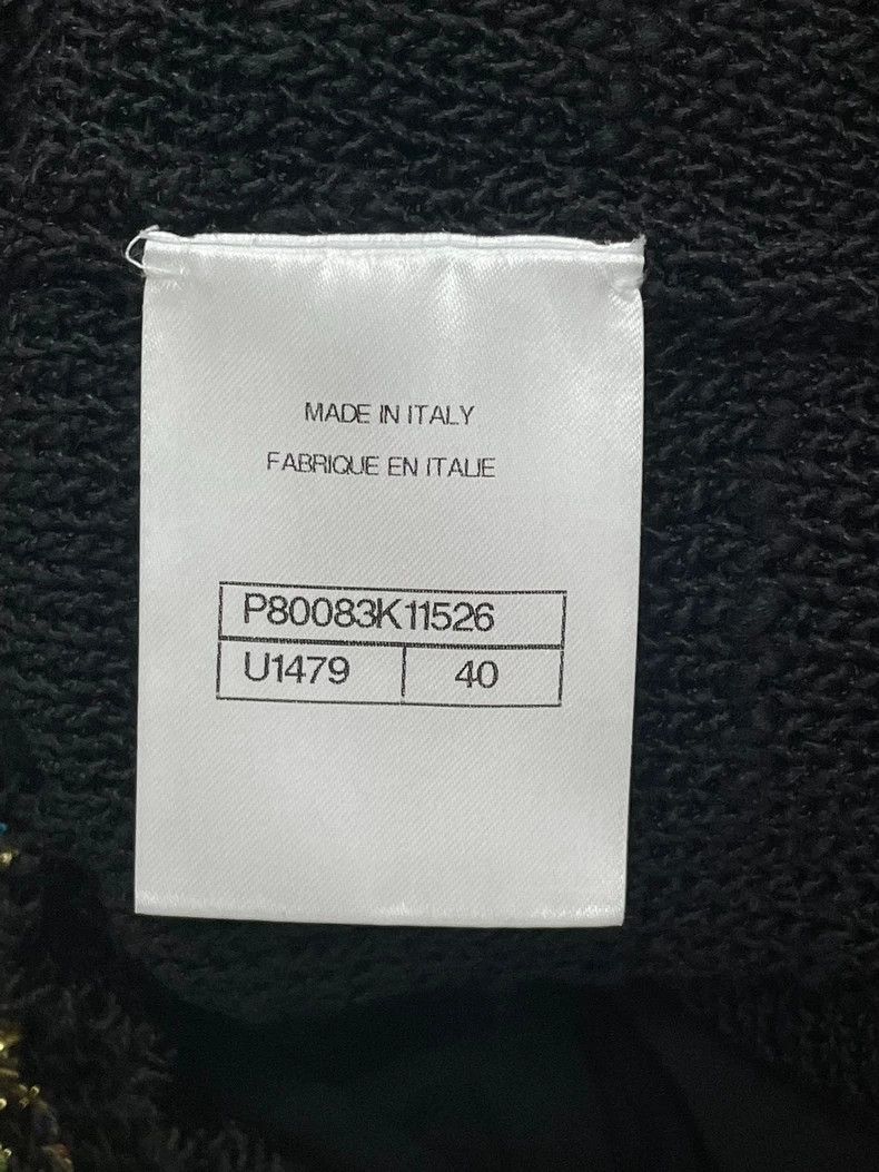 Chanel Chanel 25A black gold embroidered sequin knitted long-slee Size S / US 4 / IT 40 - 5 Thumbnail