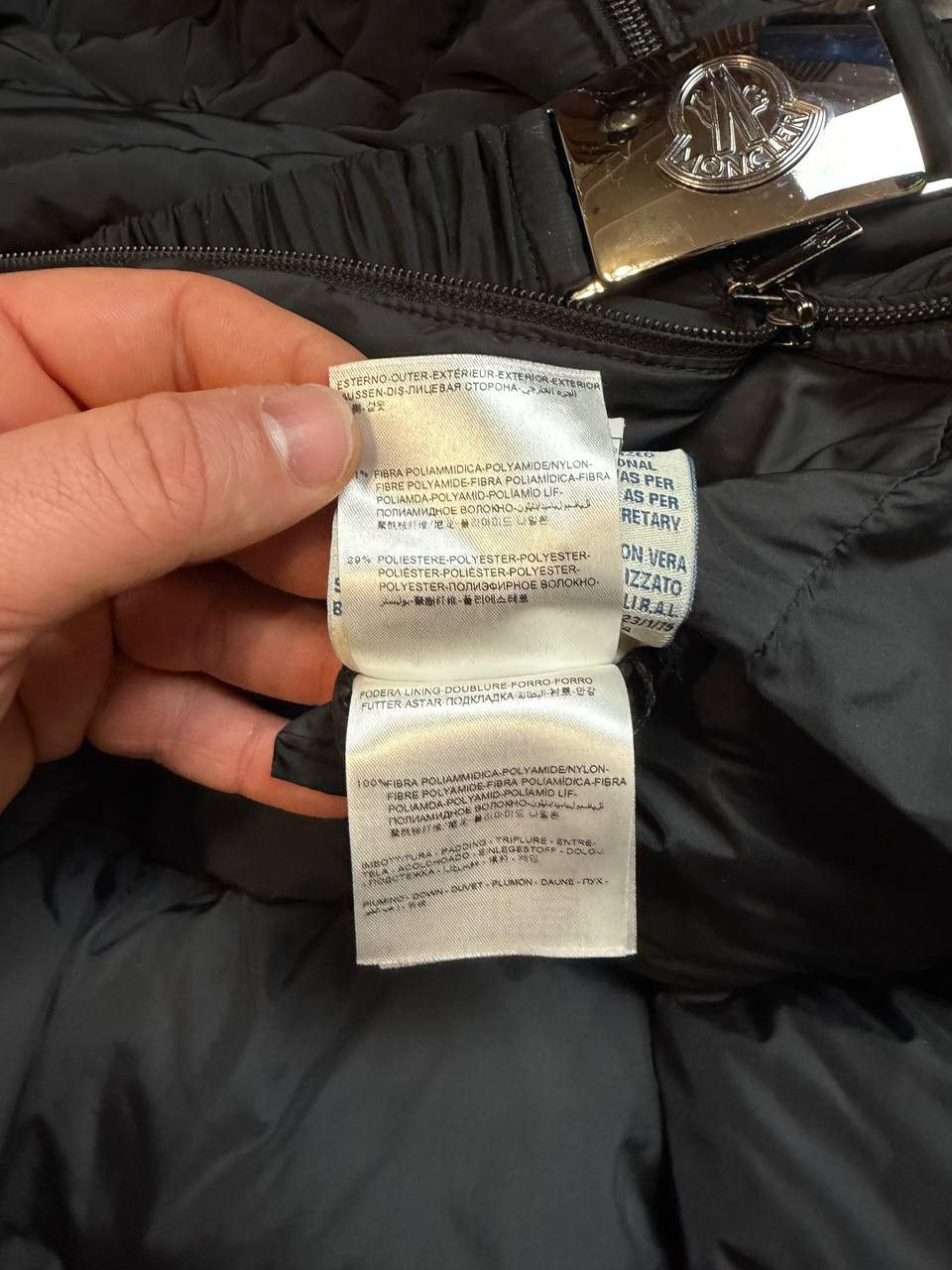Moncler MONCLER DURACE Down Puffer Coat Jacket Black Big Collar Size XS / US 0-2 / IT 36-38 - 19 Thumbnail